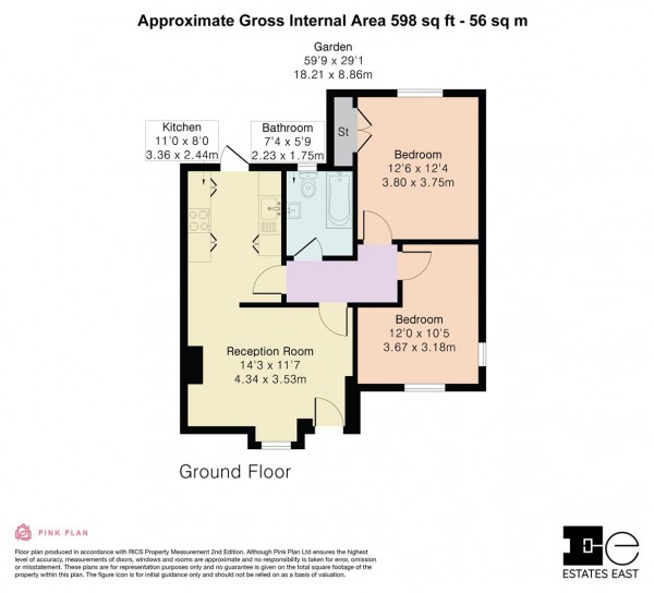 Floorplan for Harriet House, Wingfield Road, London, E17