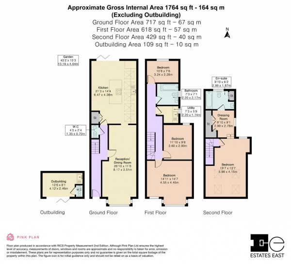 Floorplan for Granville Road, Walthamstow, London, E17