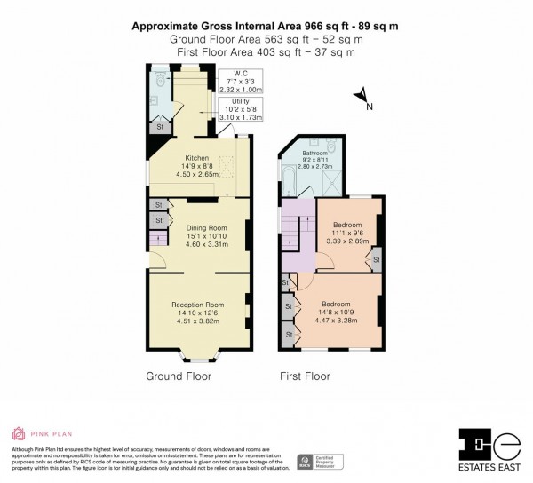 Floorplan for Dawlish Road, Leyton, London, E10