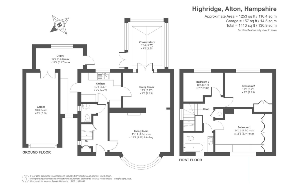 Floorplan for Alton, Hampshire