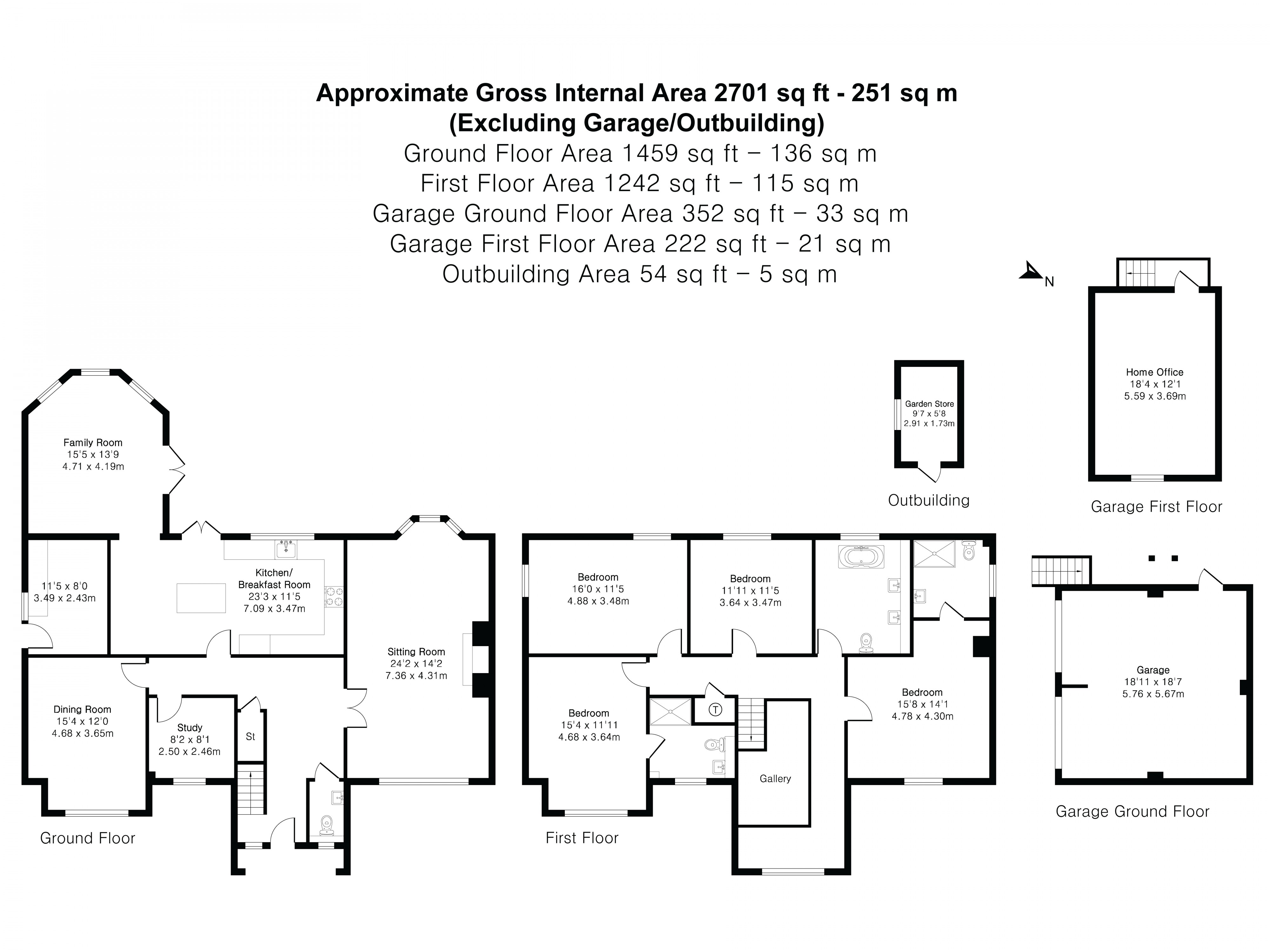 Floorplan for Medstead, Alton, Hampshire