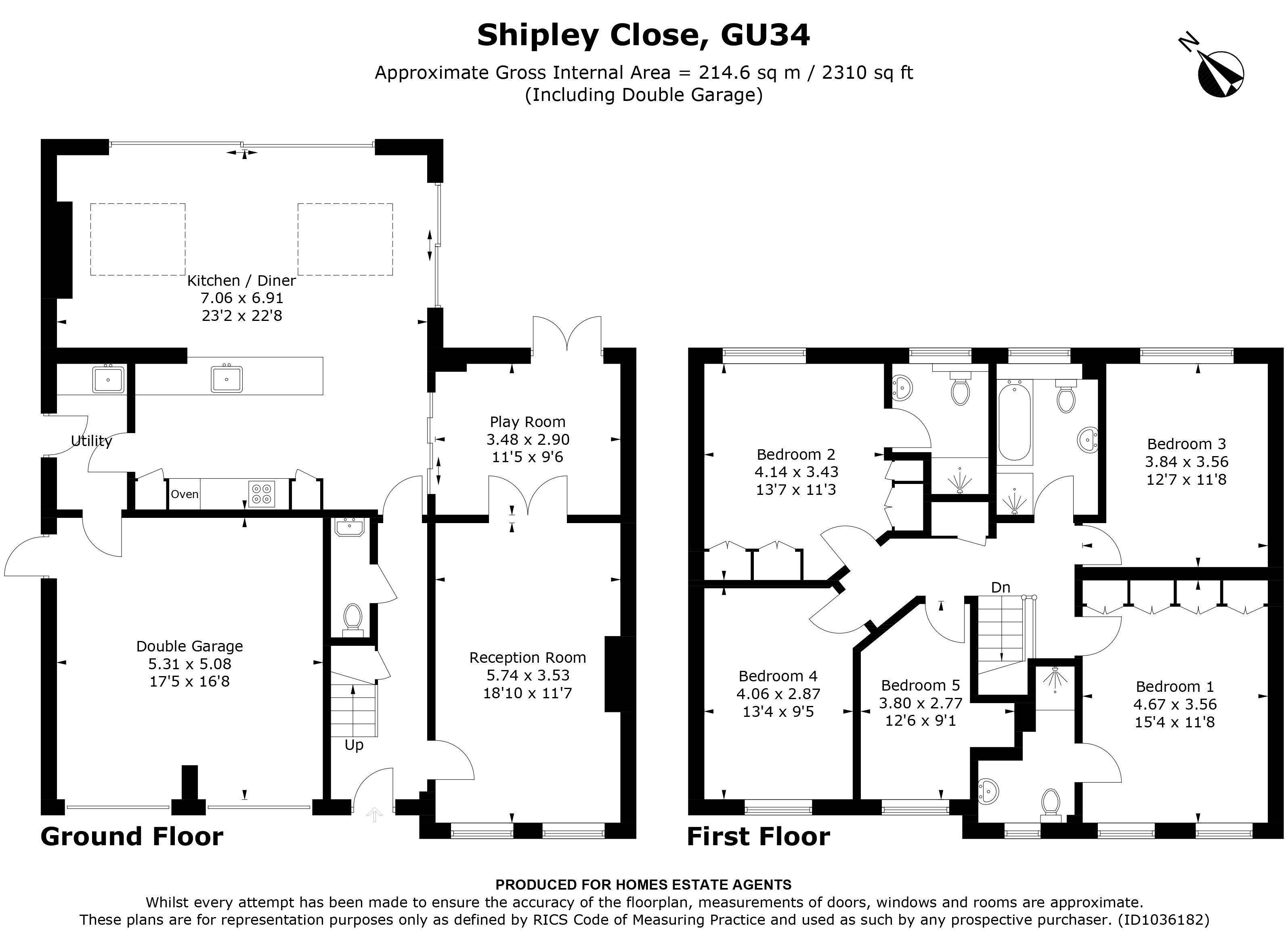 Floorplan for Alton, Hampshire