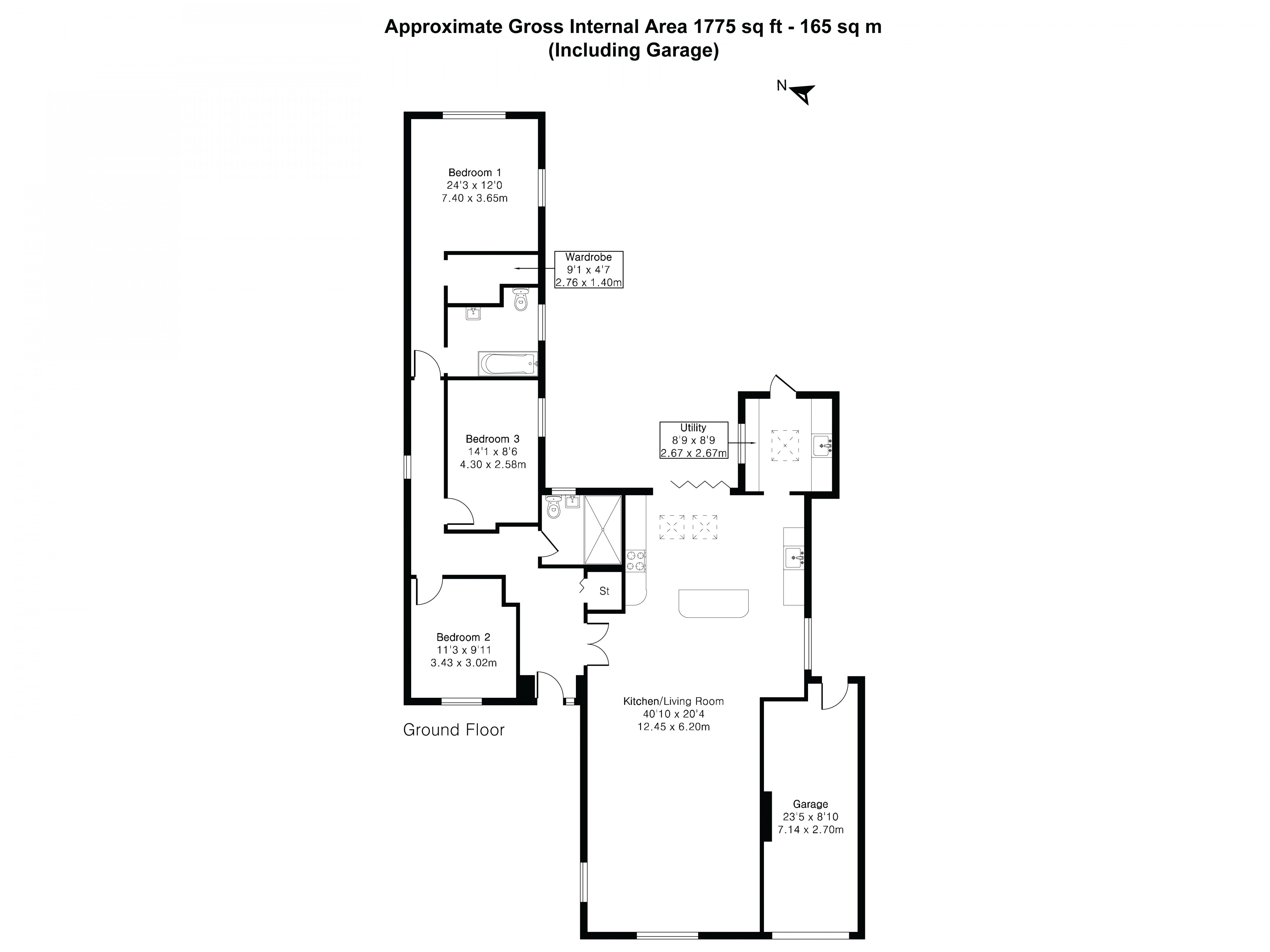 Floorplan for Gundleton, Alresford, Hampshire