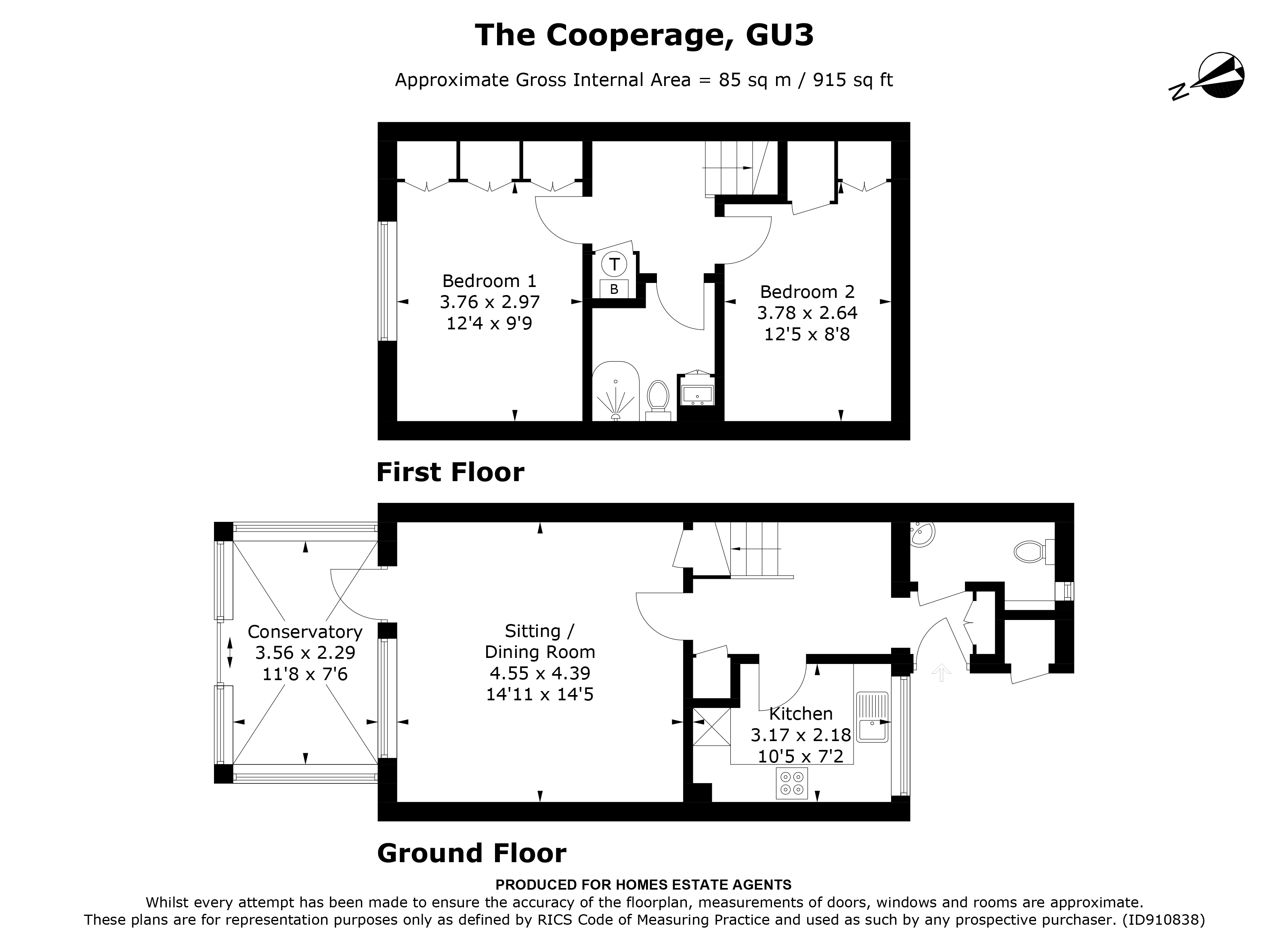 Floorplan for Lenten Street, Alton, Hampshire