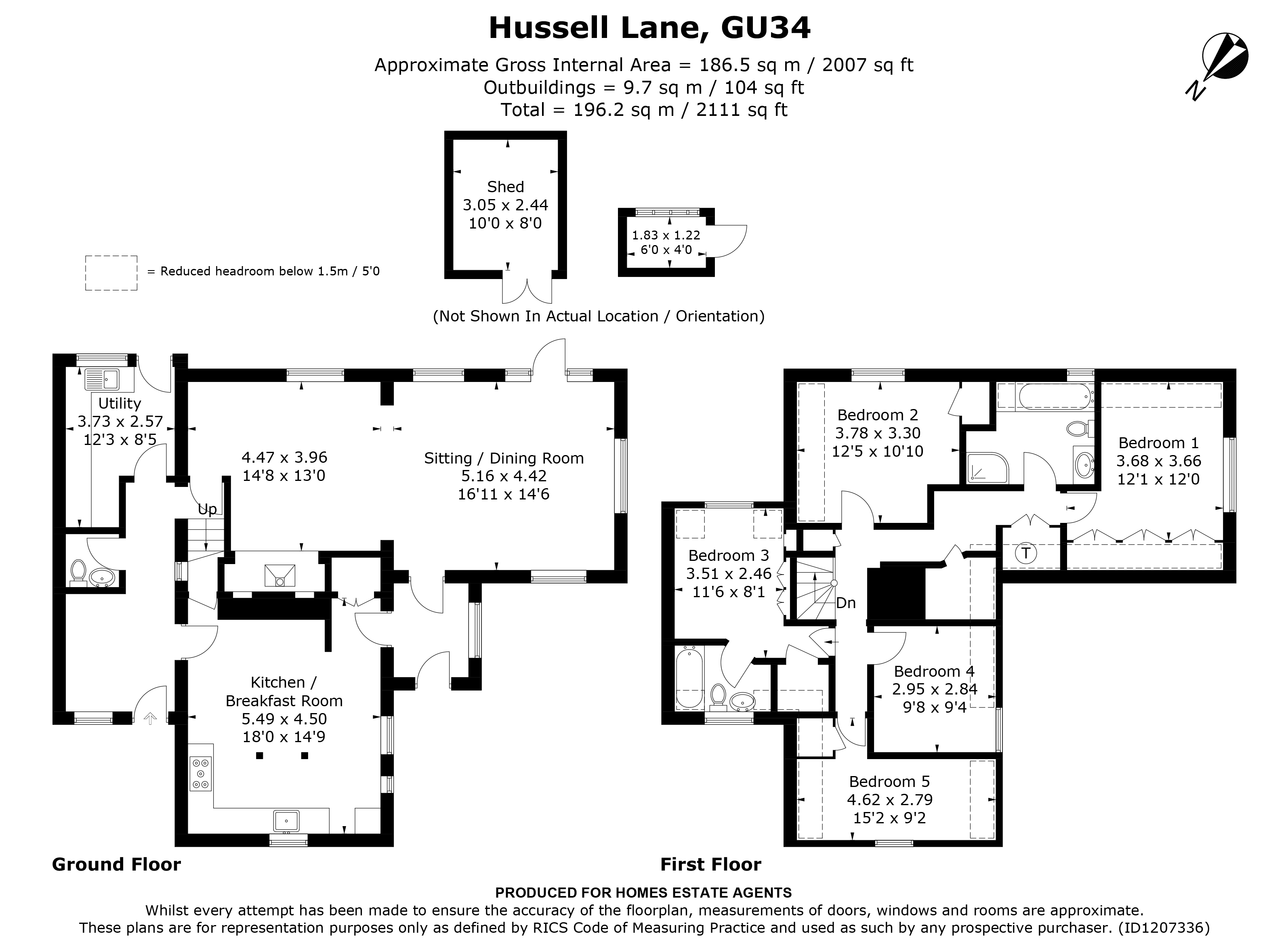 Floorplan for Medstead, Alton, Hampshire