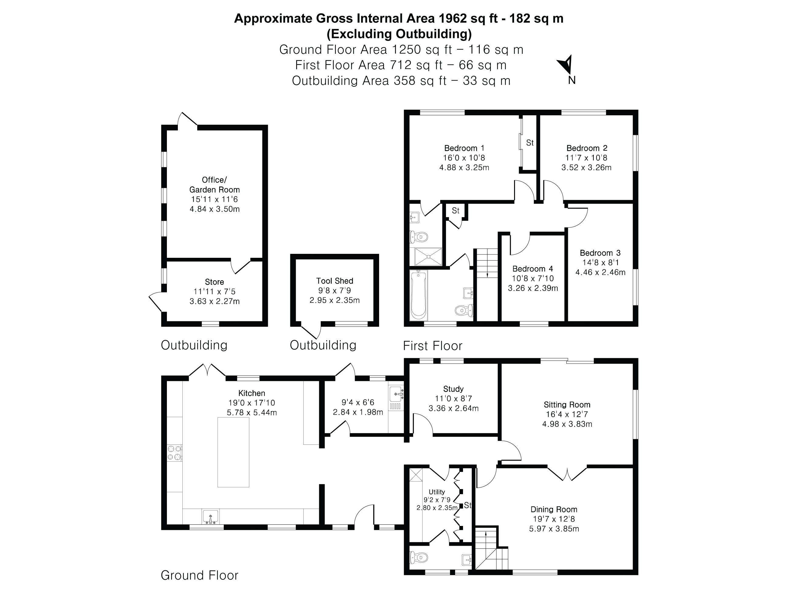 Floorplan for Medstead, Alton, Hampshire