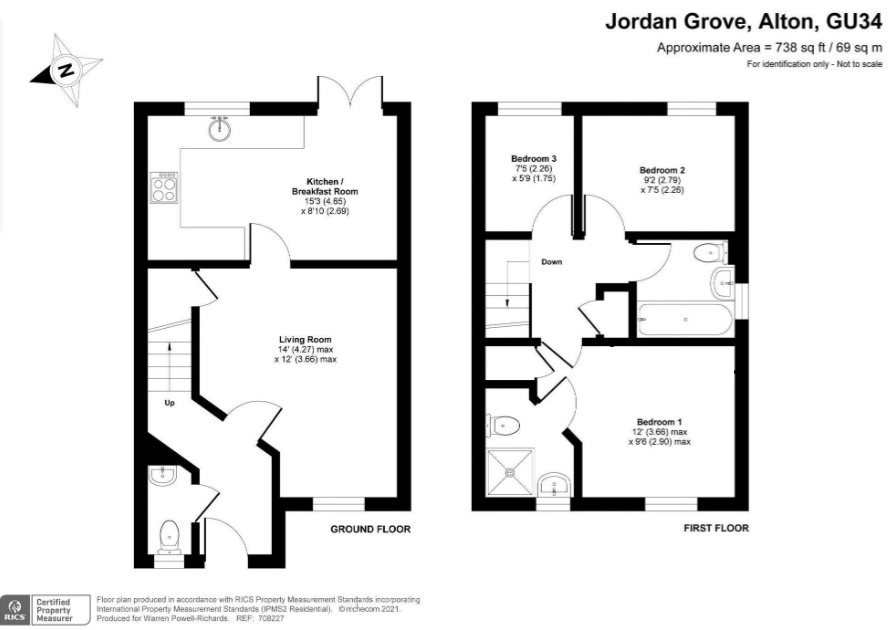Floorplan for Alton, Hampshire