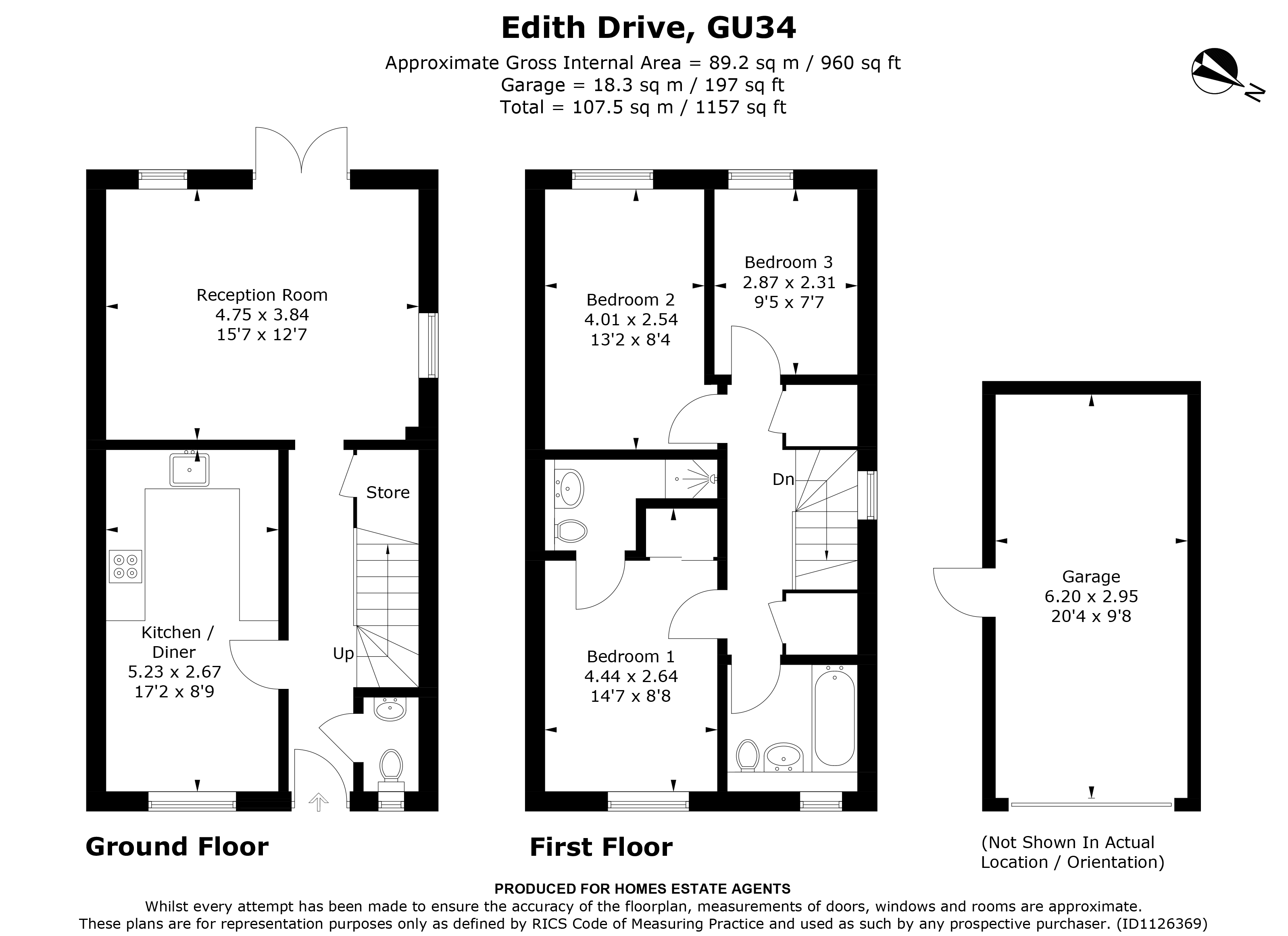 Floorplan for Alton, Hampshire