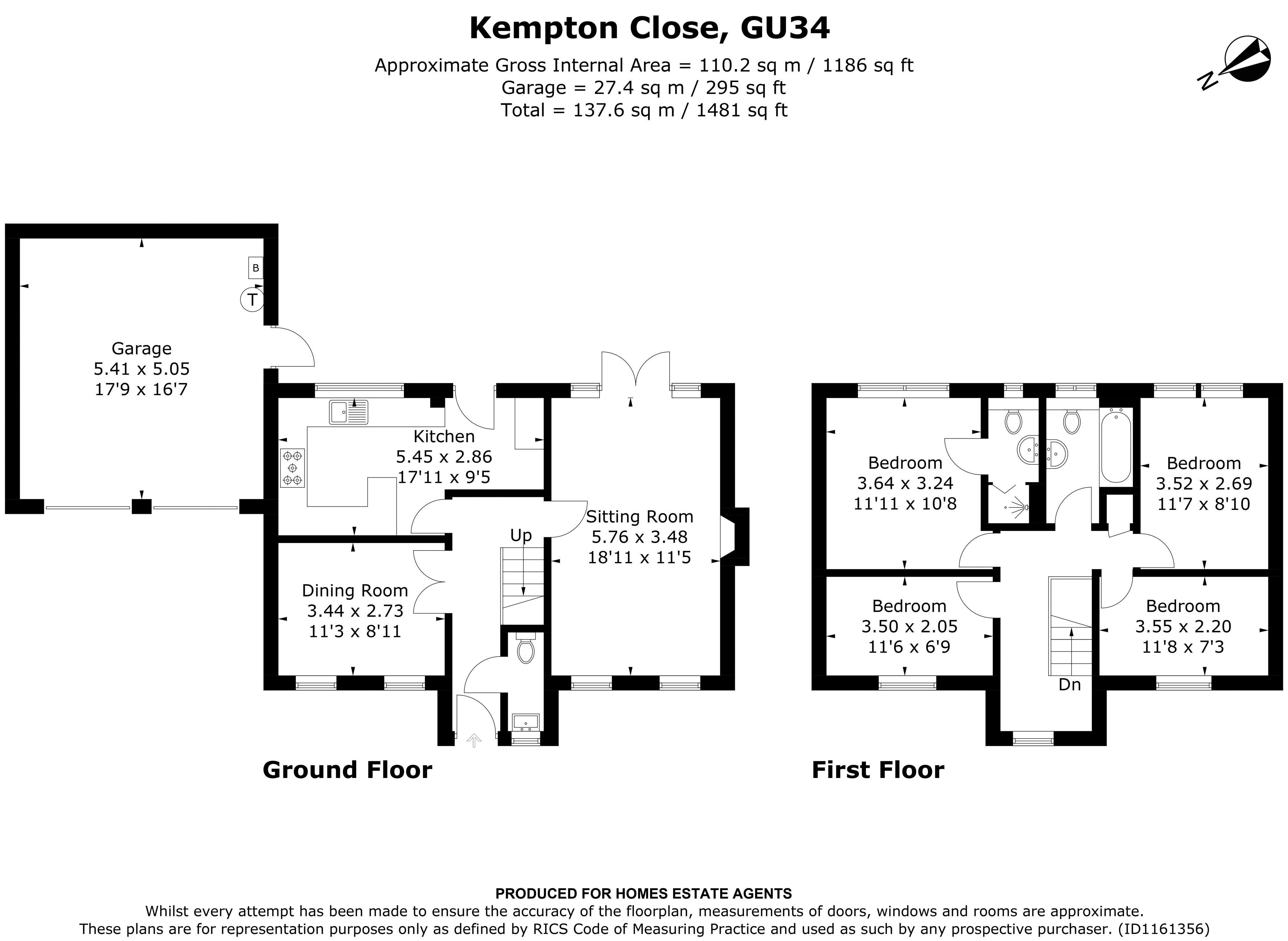 Floorplan for Alton, Hampshire