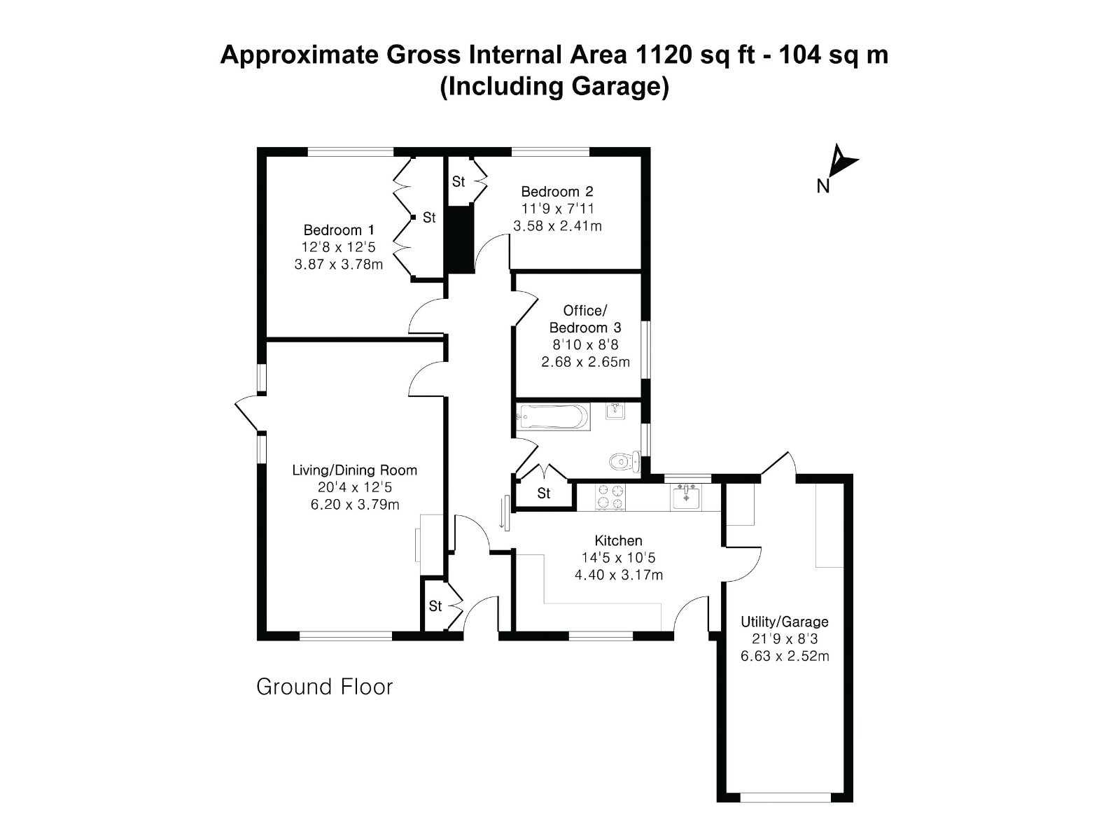 Floorplan for Four Marks, Alton, Hampshire