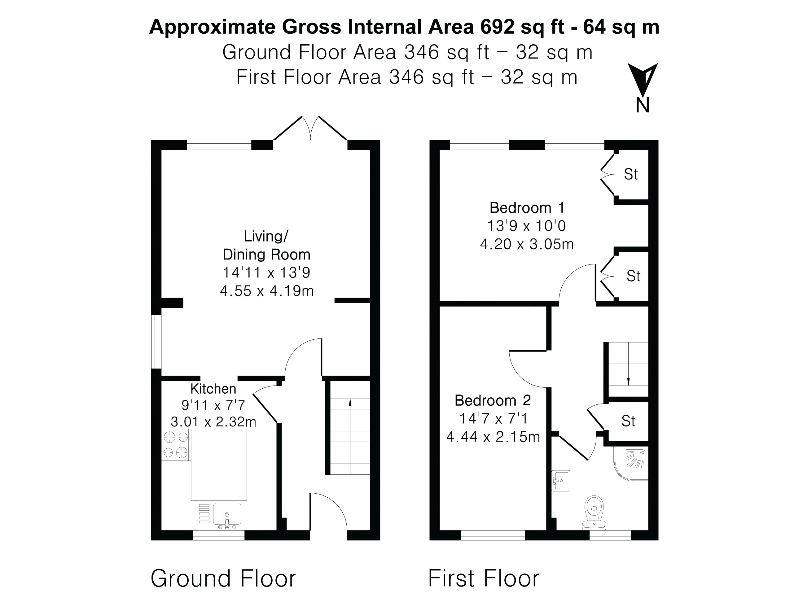 Floorplan for Lower Froyle, Alton