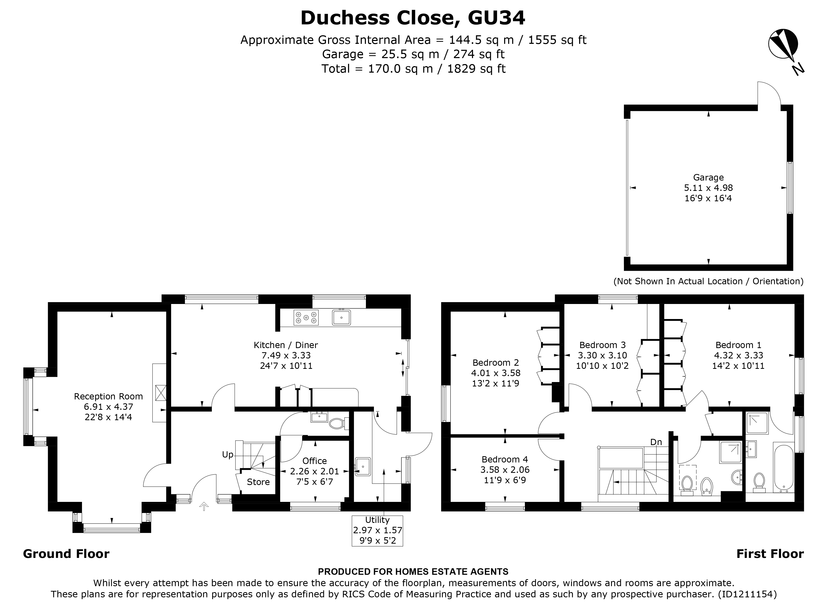 Floorplan for Alton, Hampshire