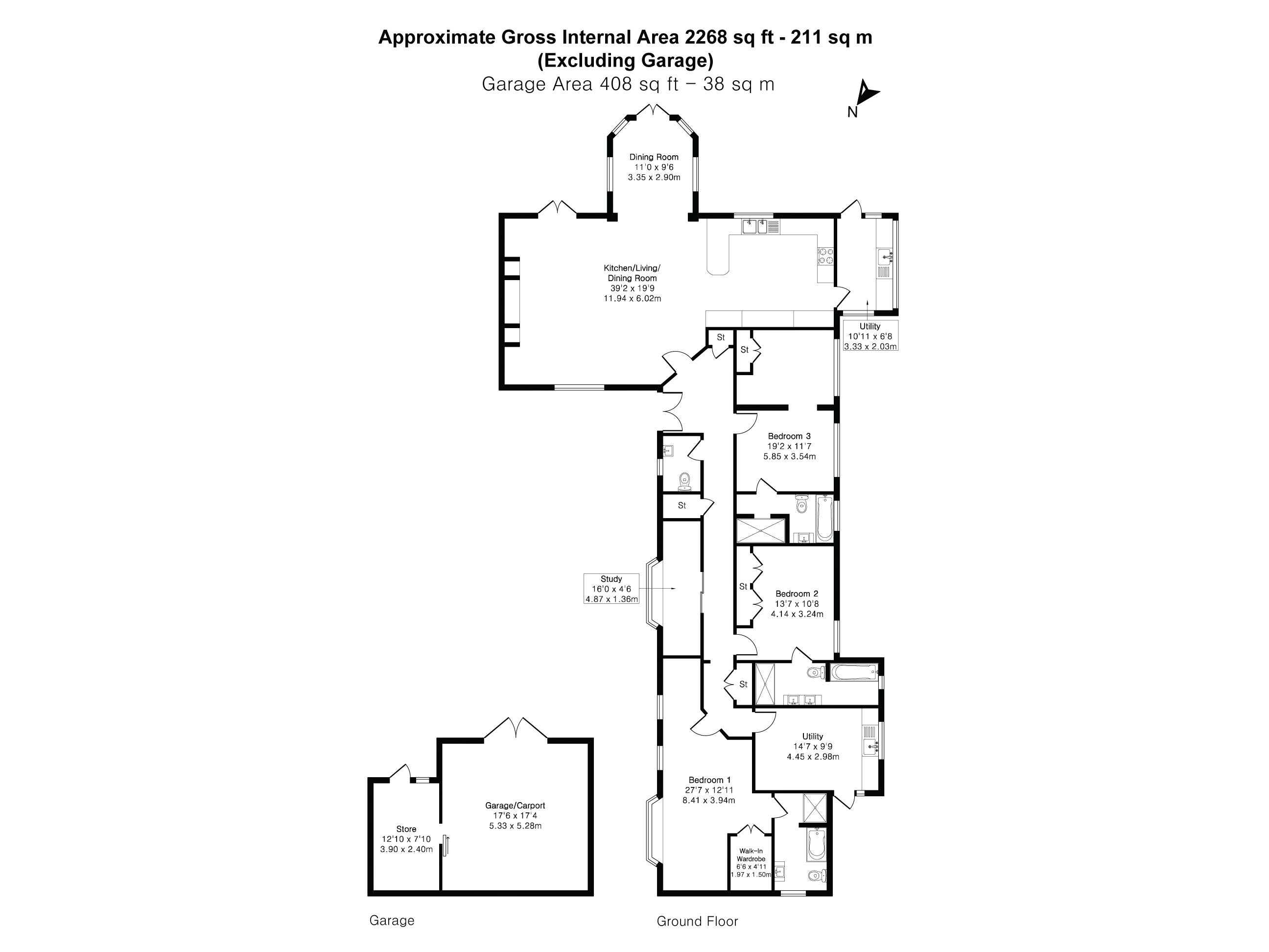 Floorplan for Four Marks, Alton, Hampshire