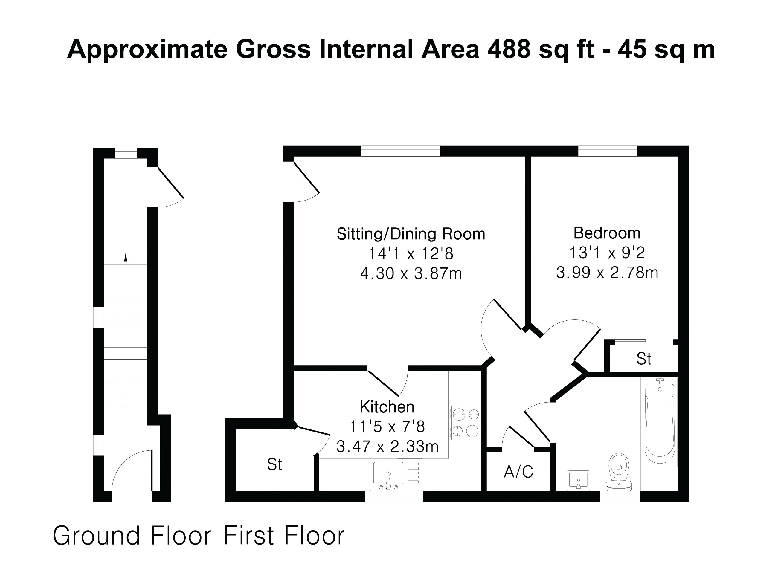 Floorplan for Alton, Hampshire