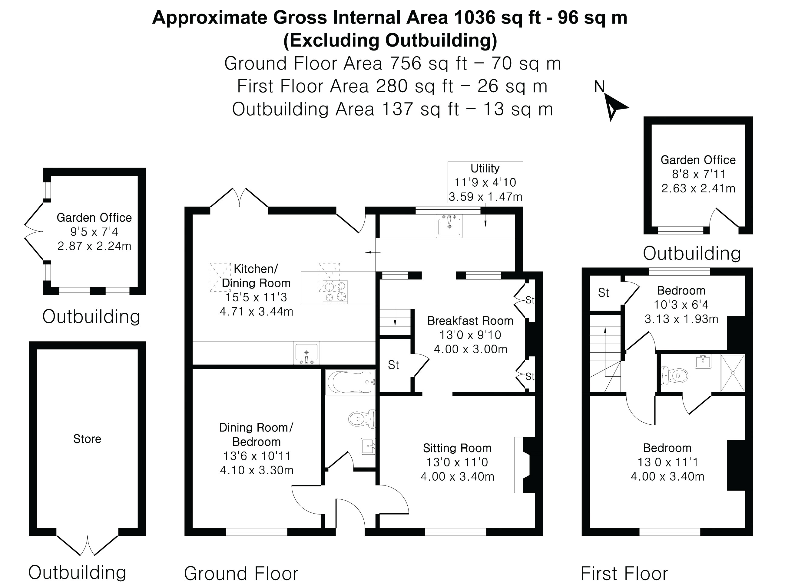 Floorplan for Swaineshill, South Warnborough, Hook
