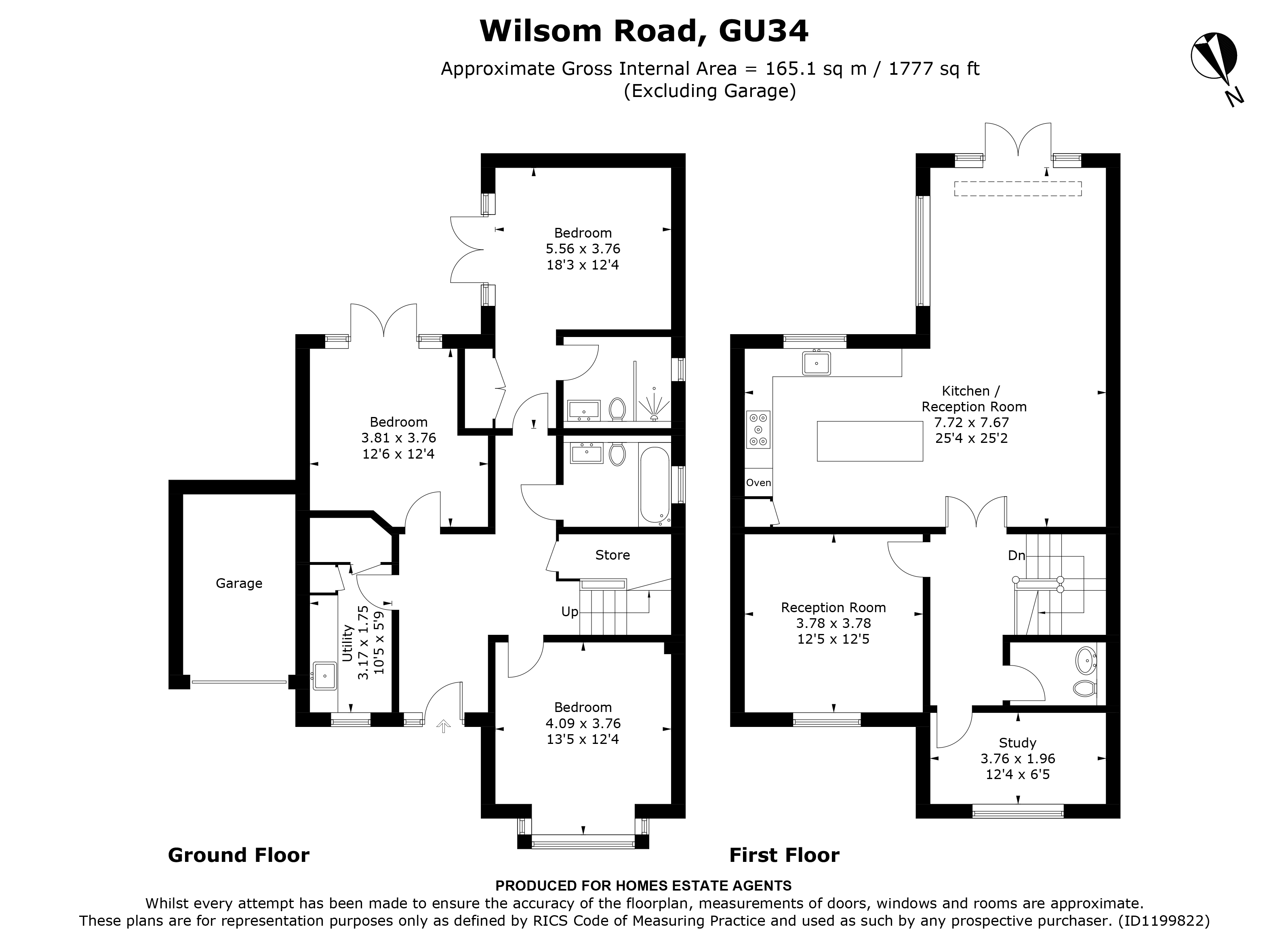 Floorplan for Alton, Hampshire