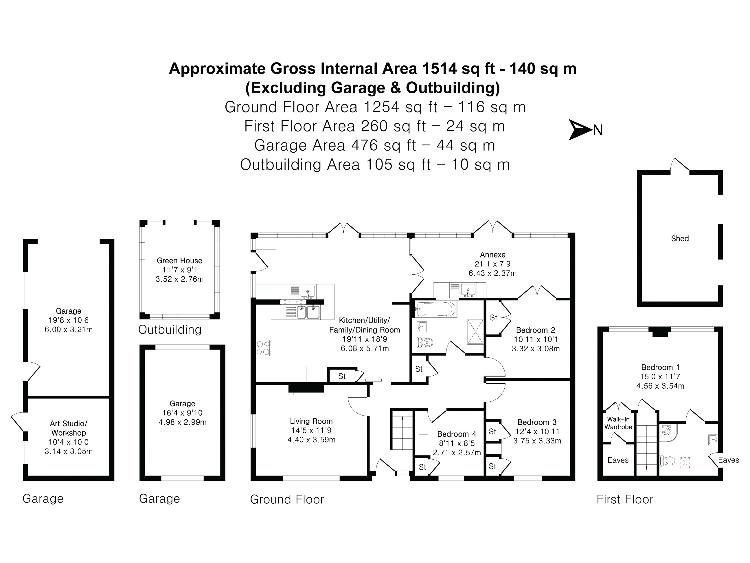 Floorplan for Four Marks, Alton, Hampshire