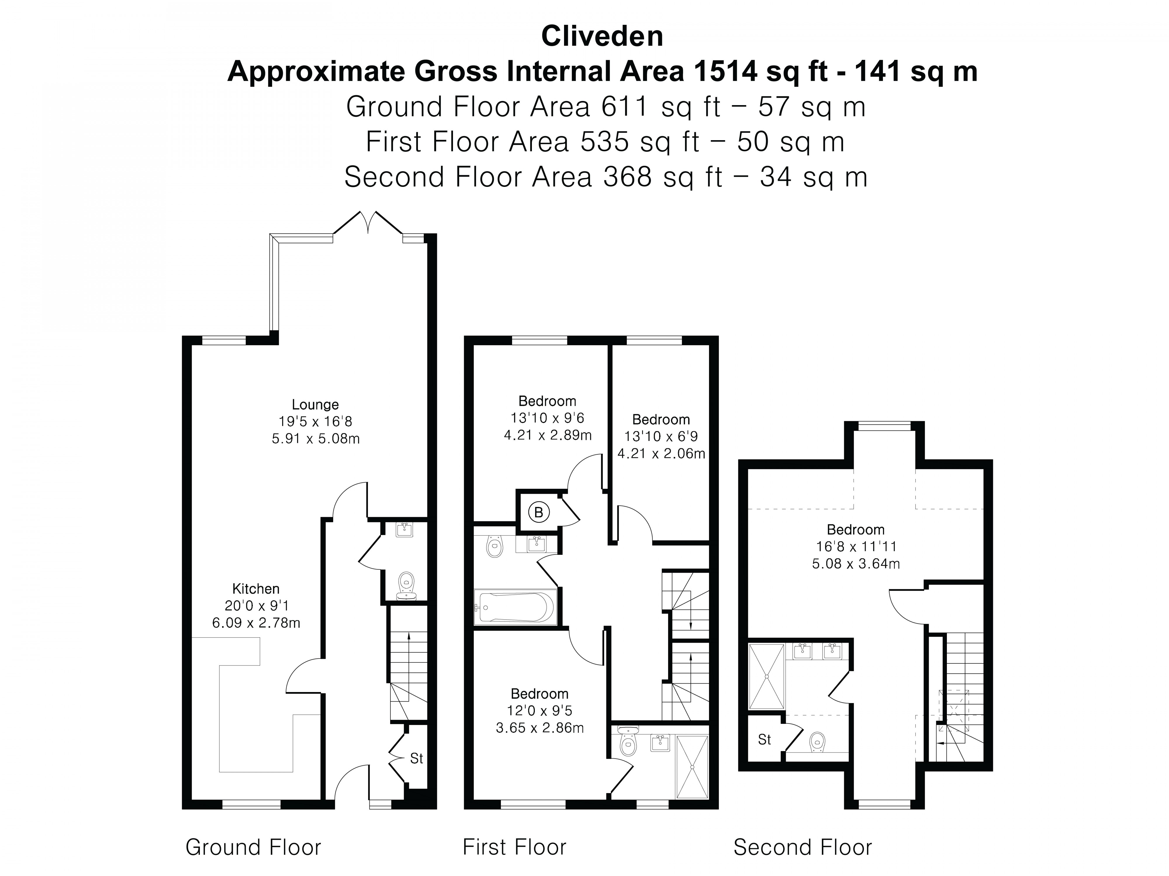Floorplan for Alton, Hampshire