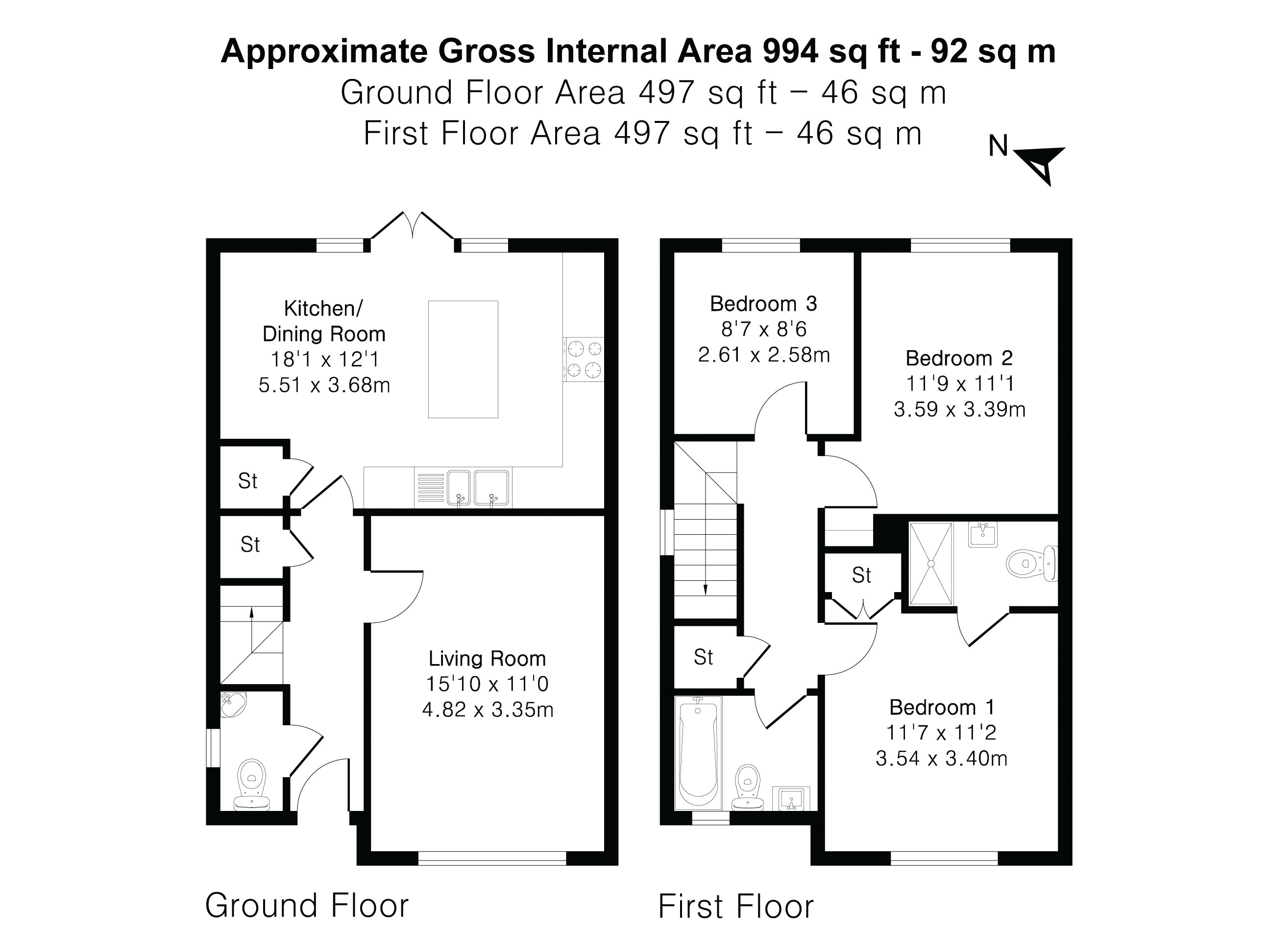 Floorplan for Liphook, Hampshire