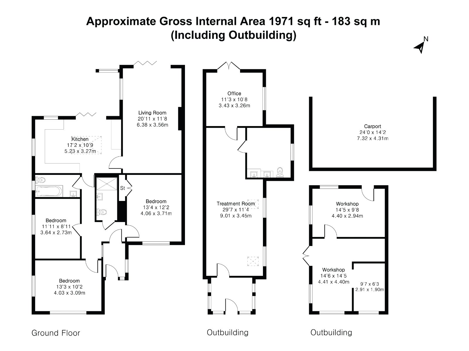Floorplan for Four Marks, Alton, Hampshire