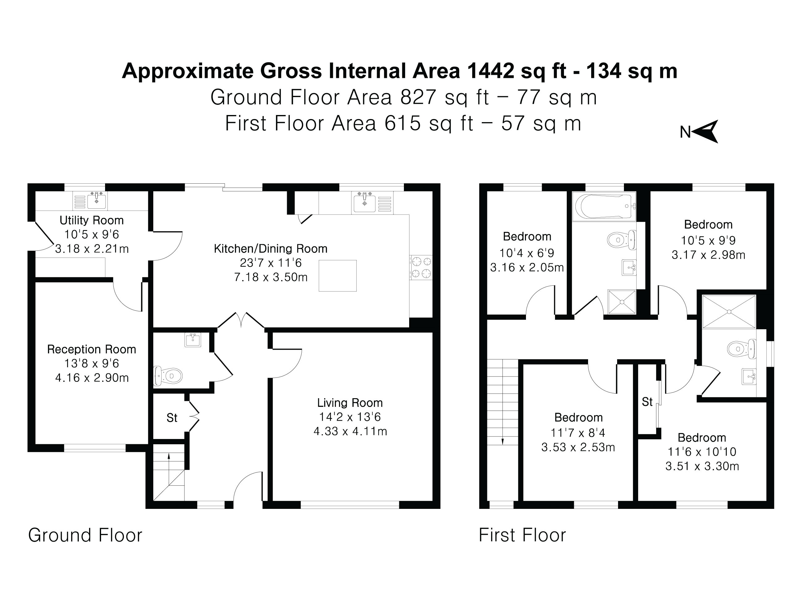 Floorplan for Medstead, Alton, Hampshire
