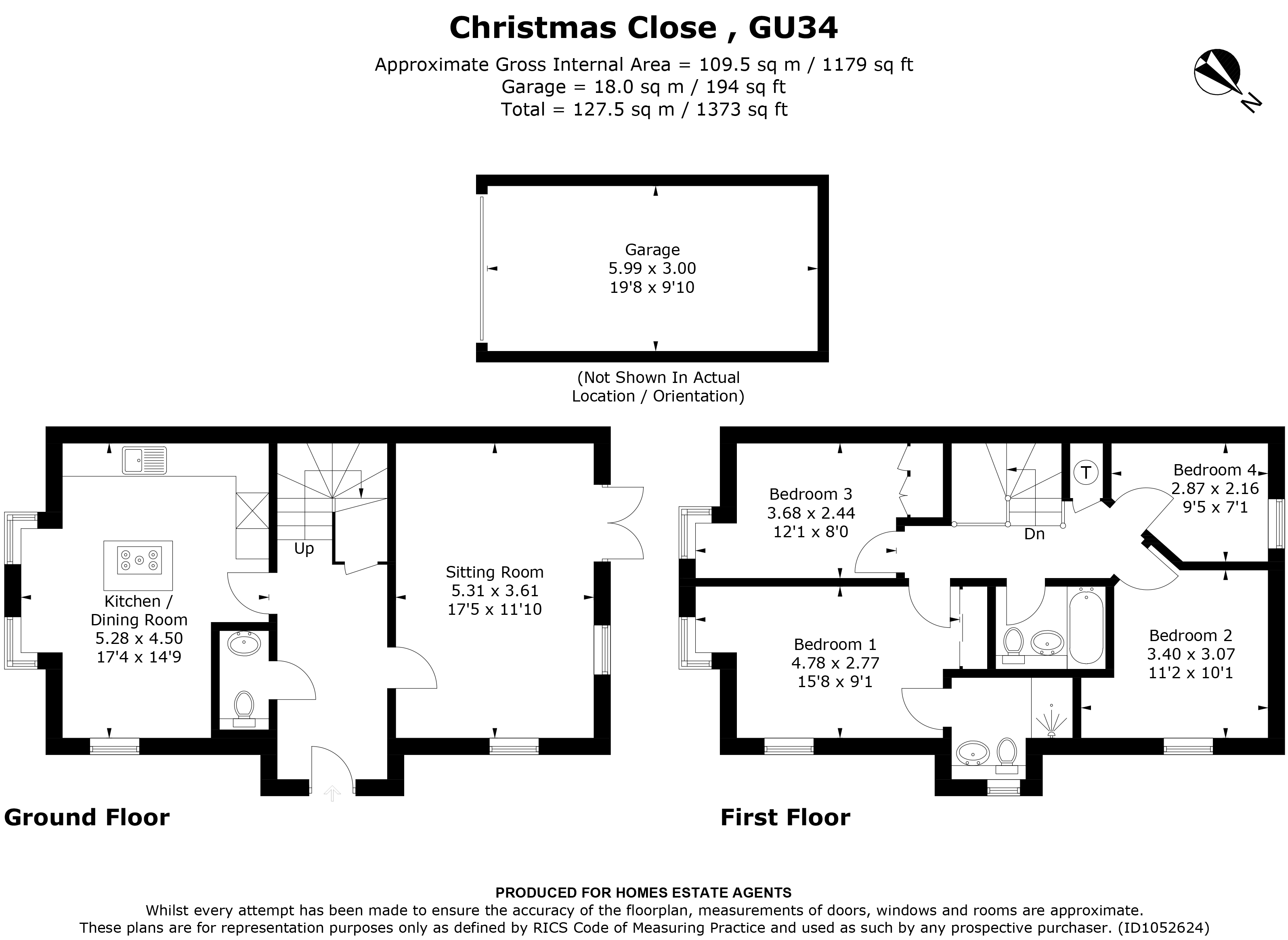Floorplan for Alton, Hampshire