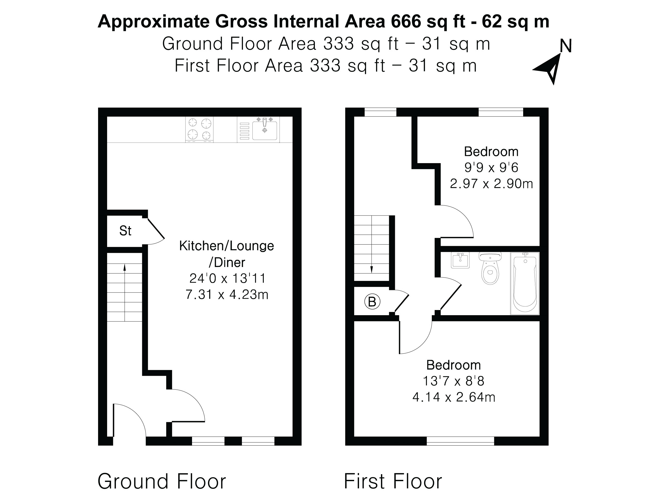 Floorplan for Alton, Hampshire