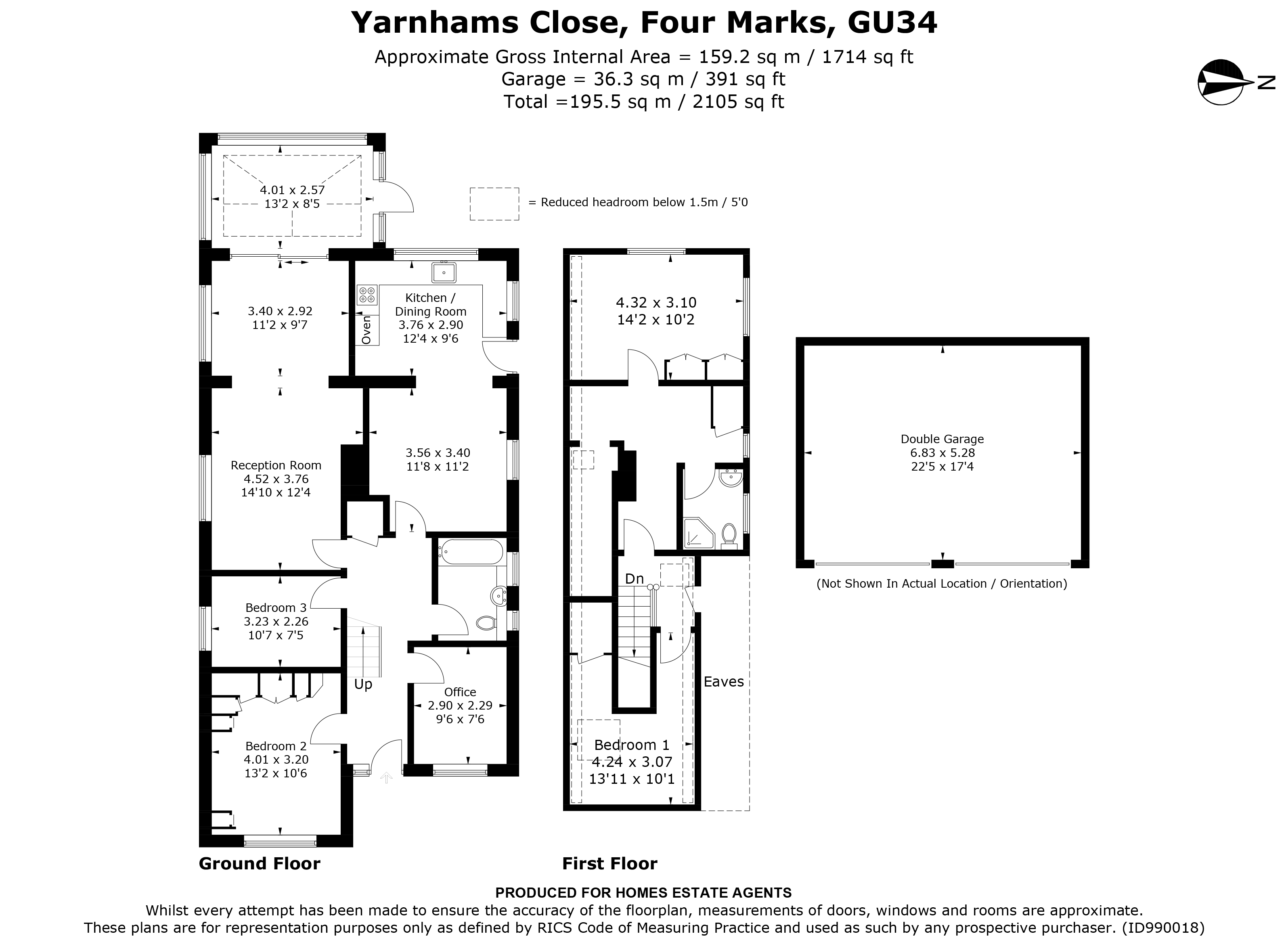 Floorplan for Four Marks, Alton, Hampshire