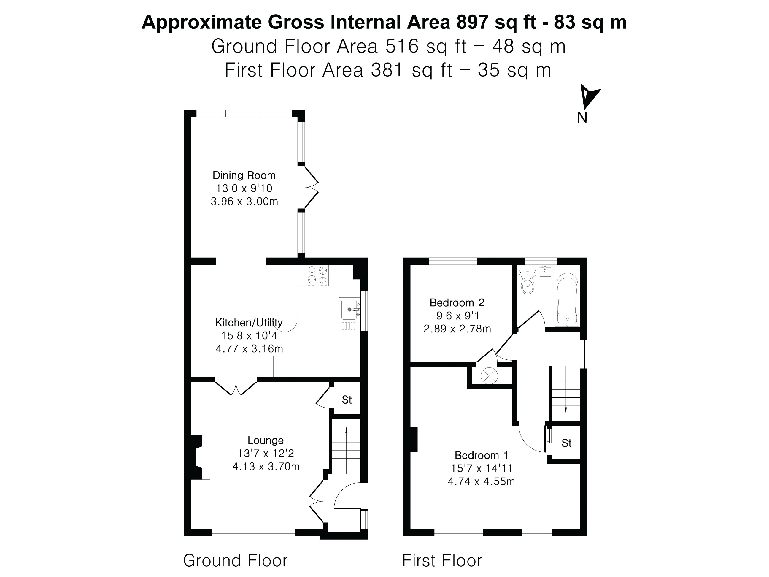Floorplan for Alton, Hampshire
