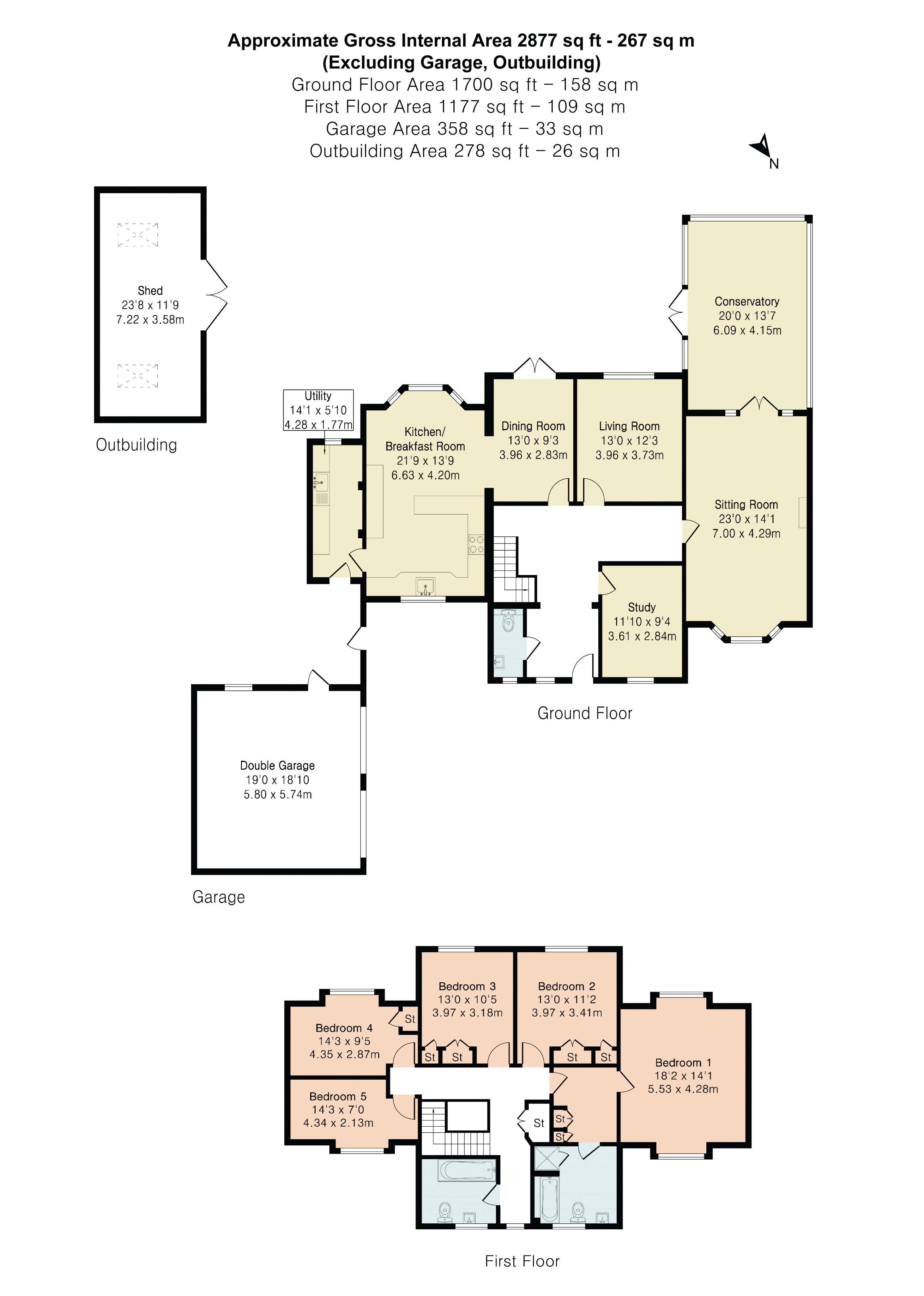 Floorplan for Four Marks, Alton, Hampshire