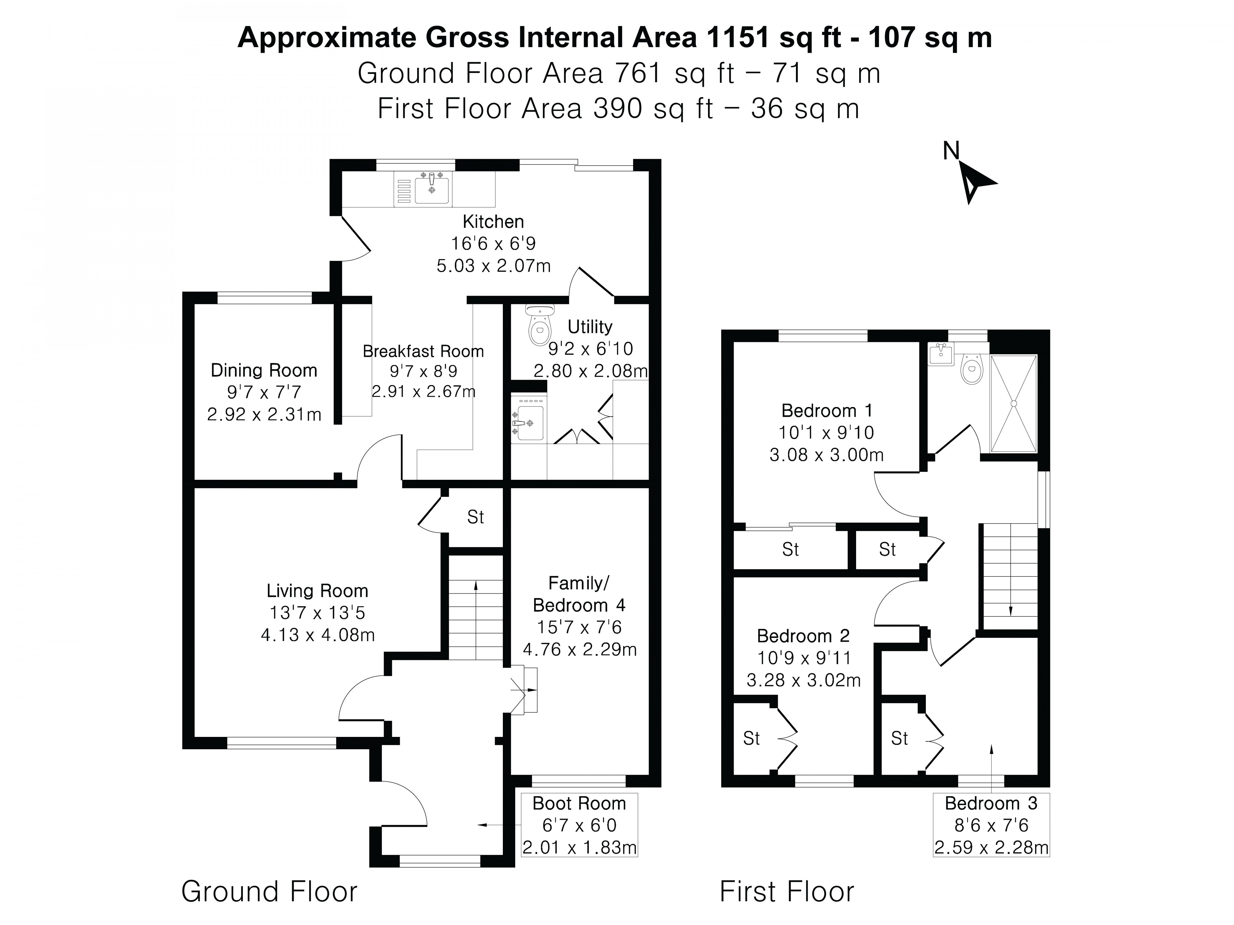 Floorplan for Alton, Hampshire