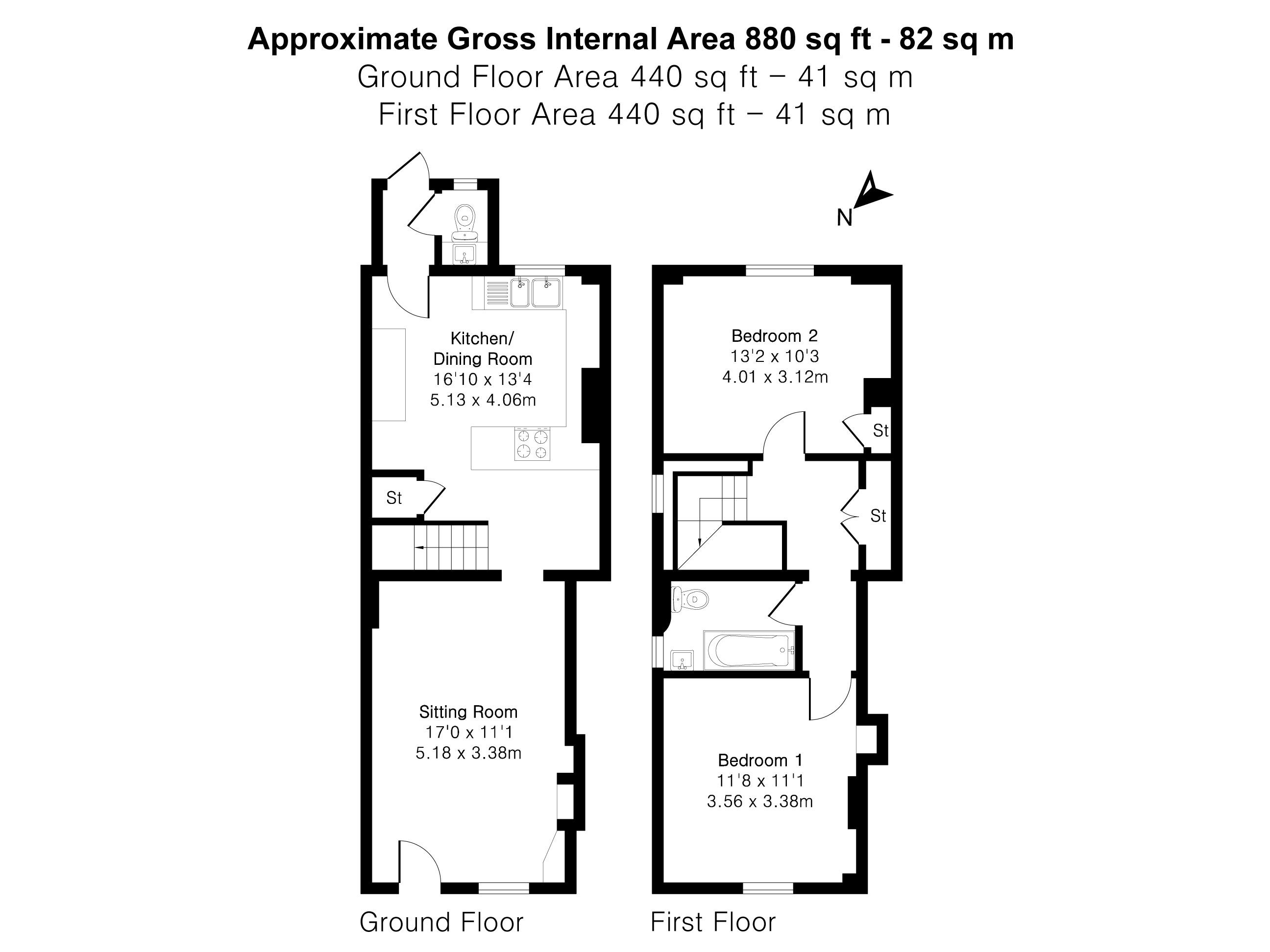 Floorplan for Alton, Hampshire