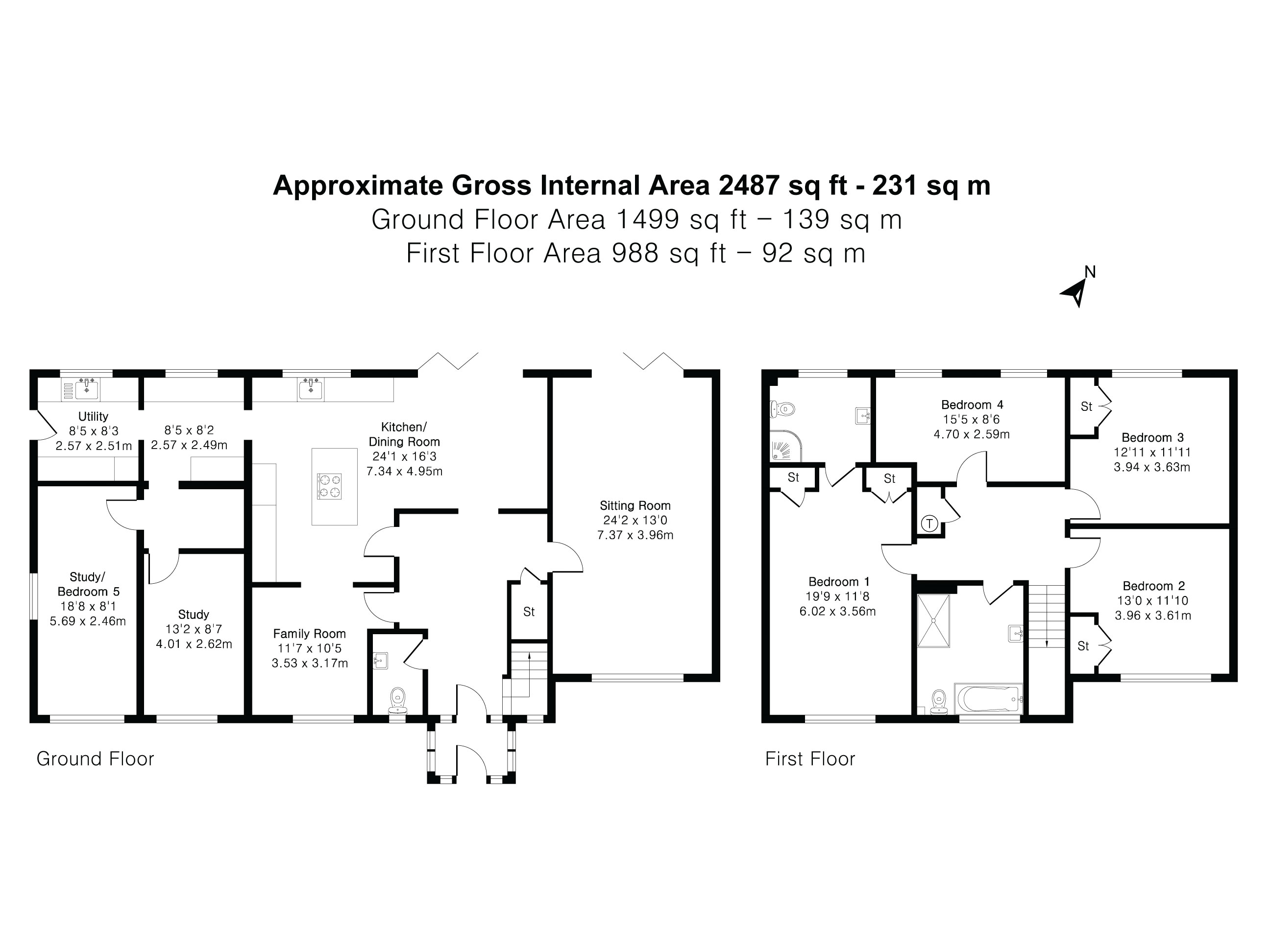Floorplan for Medstead, Alton, Hampshire