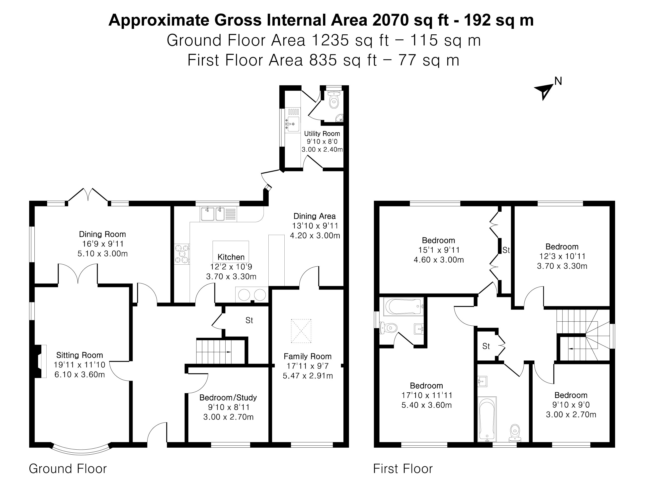 Floorplan for Alton, Hampshire