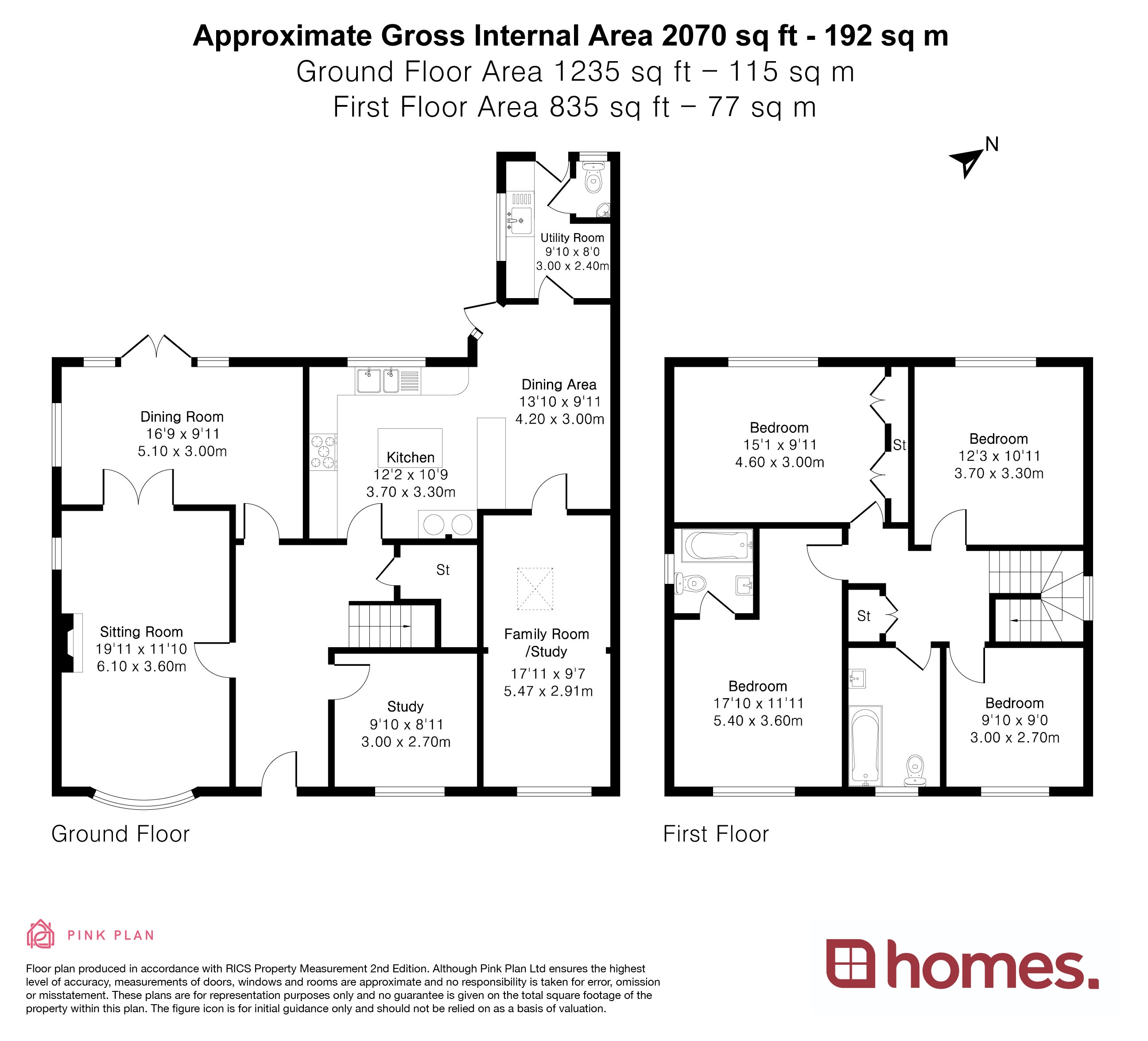 Floorplan for Alton, Hampshire