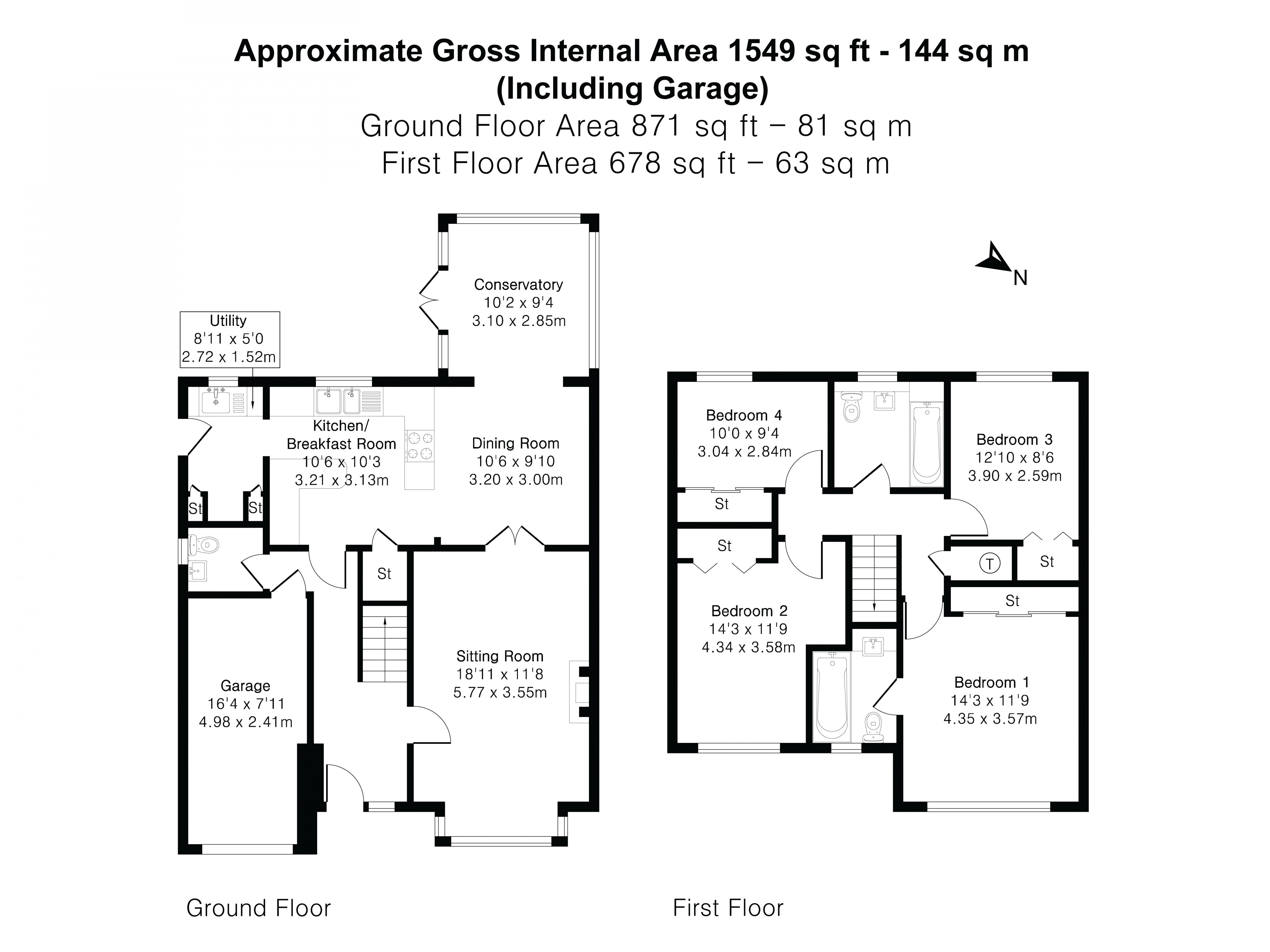 Floorplan for Four Marks, Alton, Hampshire