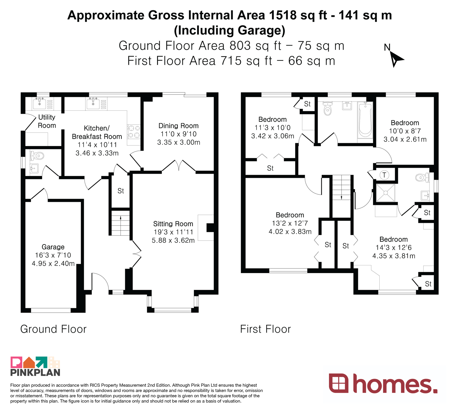 Floorplan for Four Marks, Alton, Hampshire