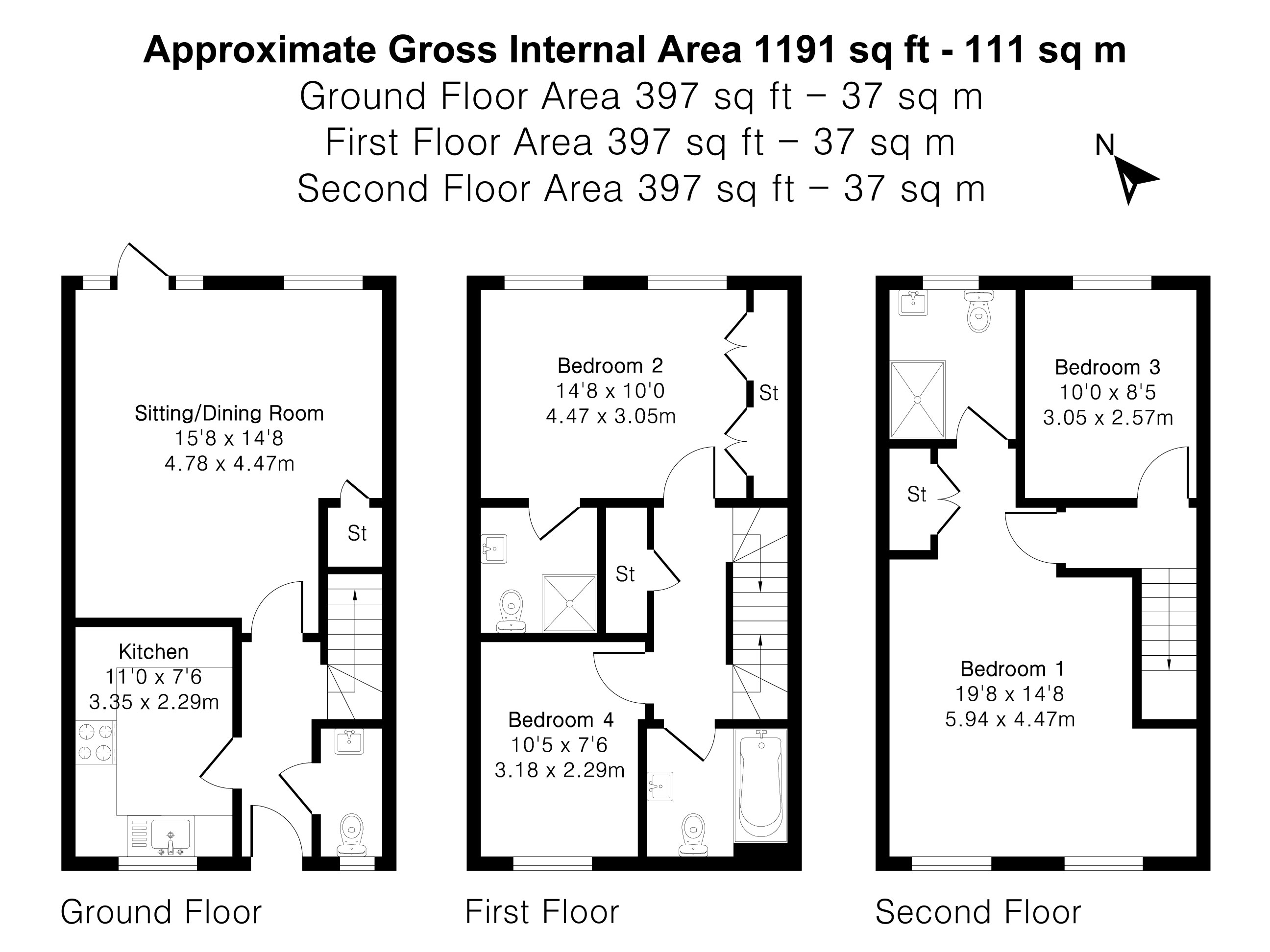 Floorplan for Alton, Hampshire