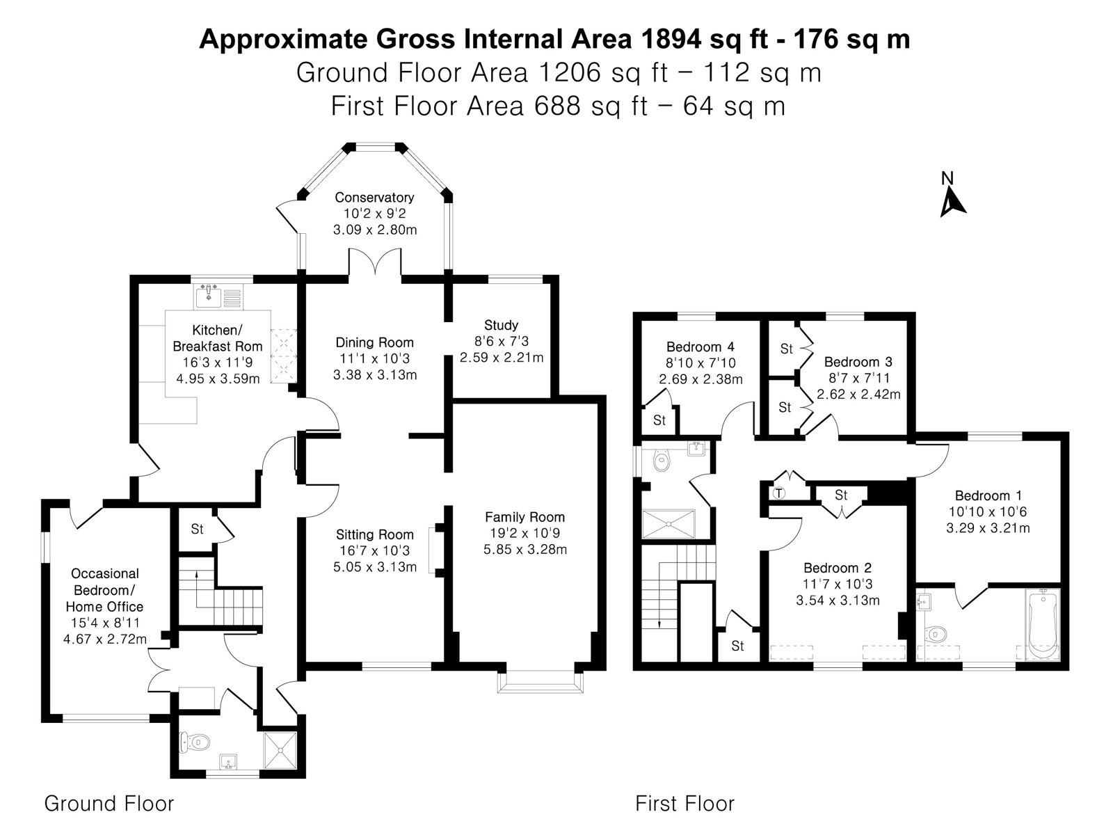 Floorplan for Upper Farringdon, Alton, Hampshire