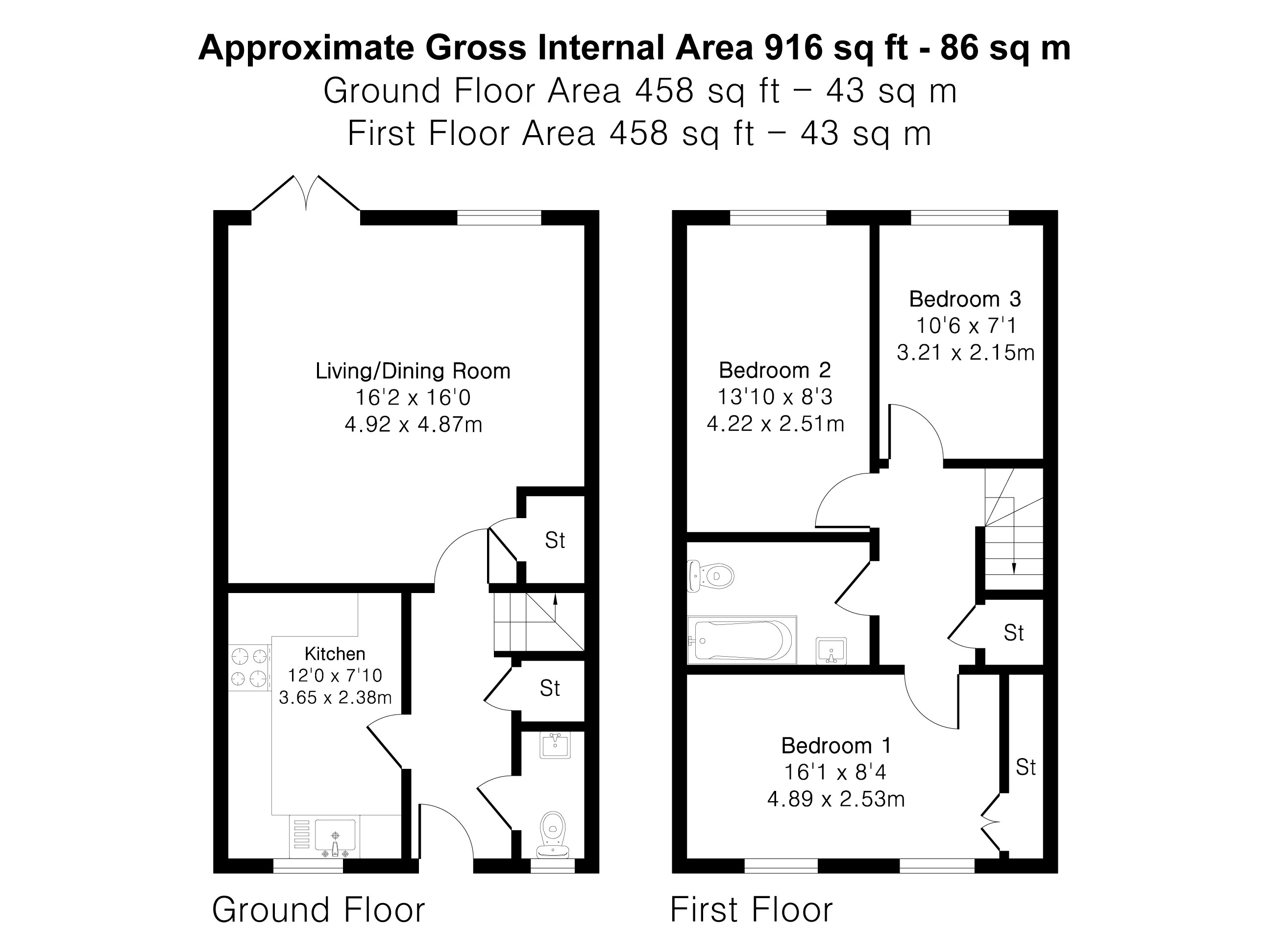 Floorplan for Medstead, Alton, Hampshire