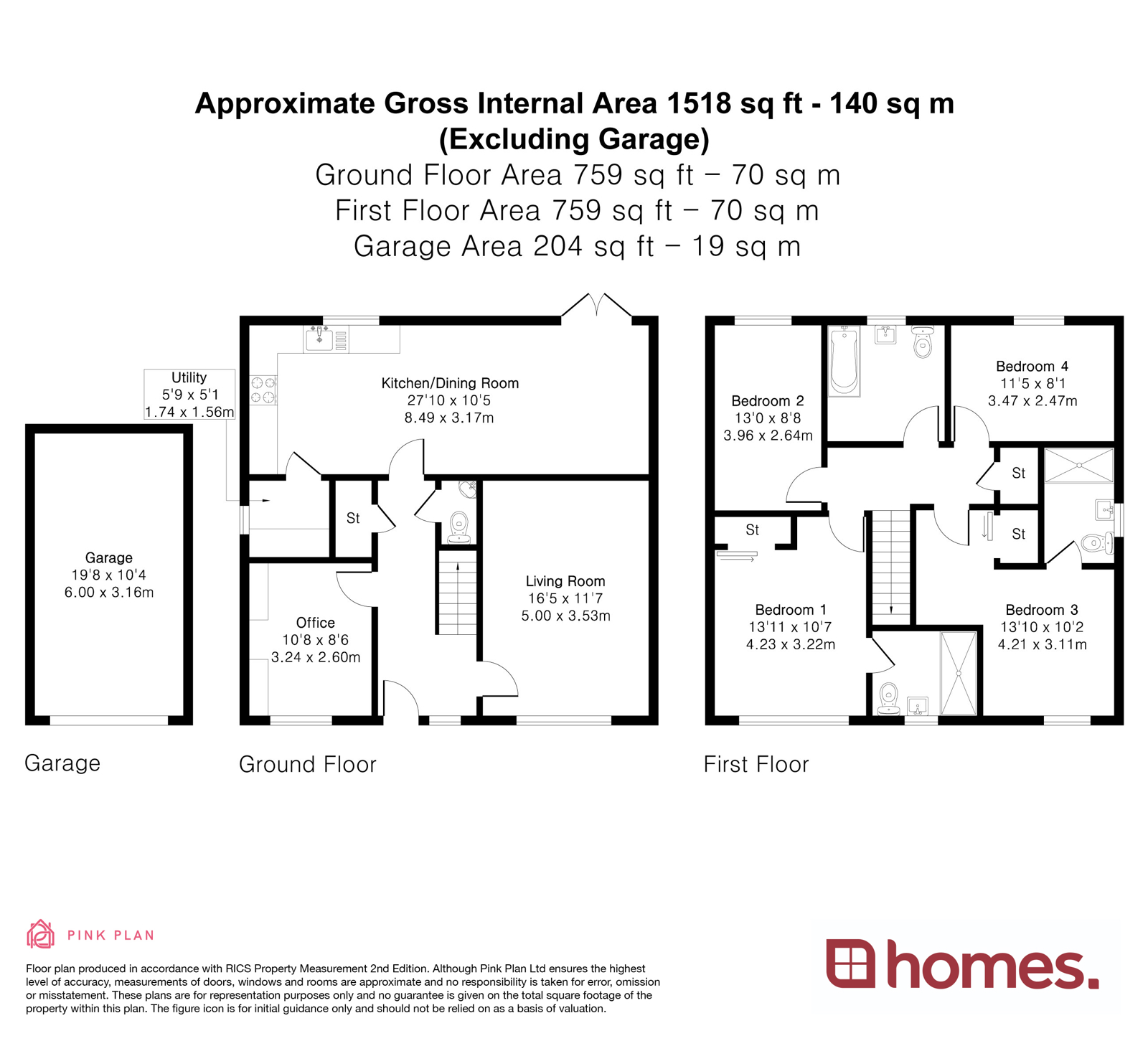 Floorplan for Alton, Hampshire