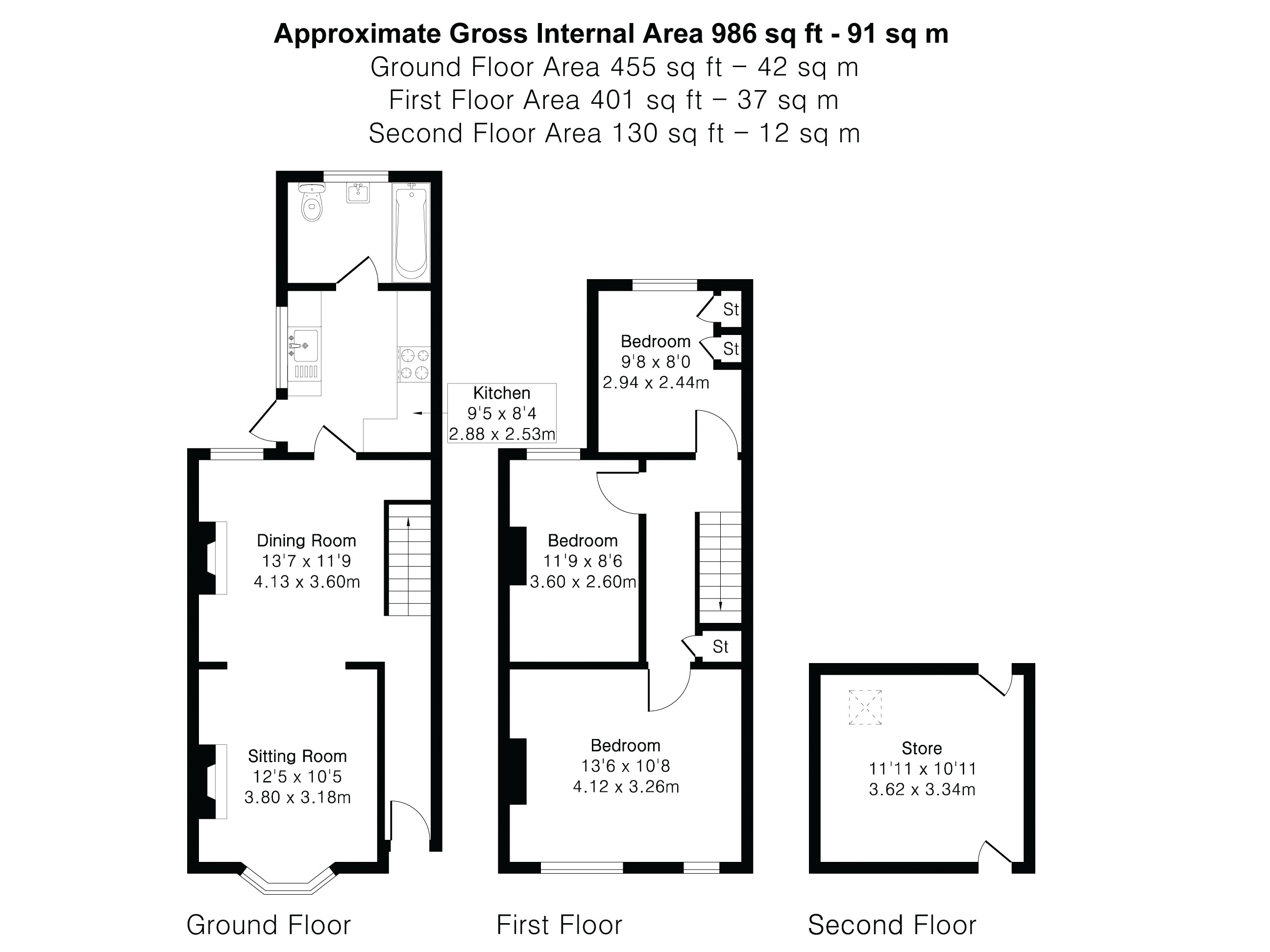Floorplan for Alton, Hampshire