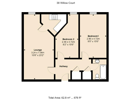 Floorplan for Alton, Hampshire