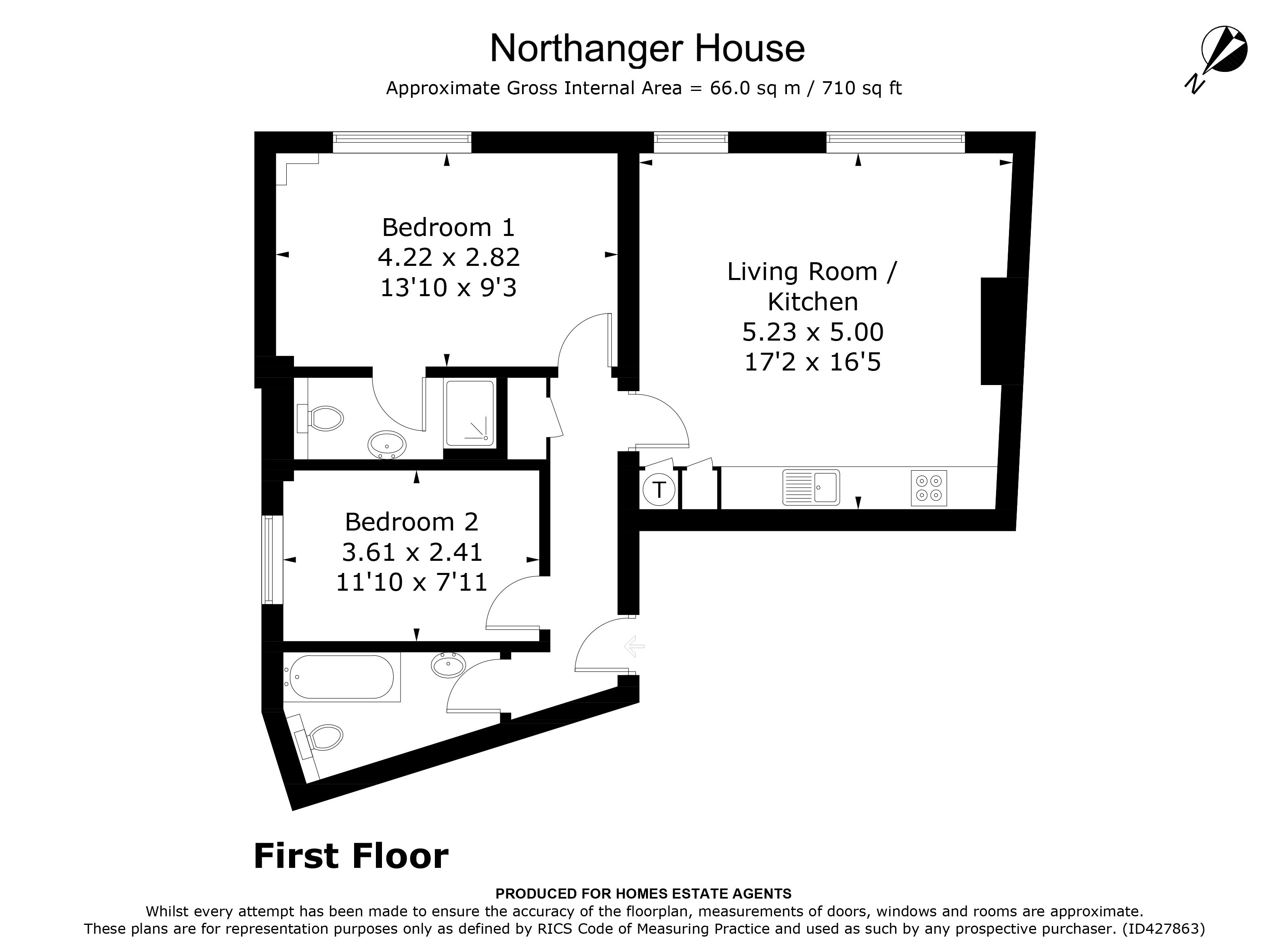 Floorplan for Loes Alley, Alton, Hampshire