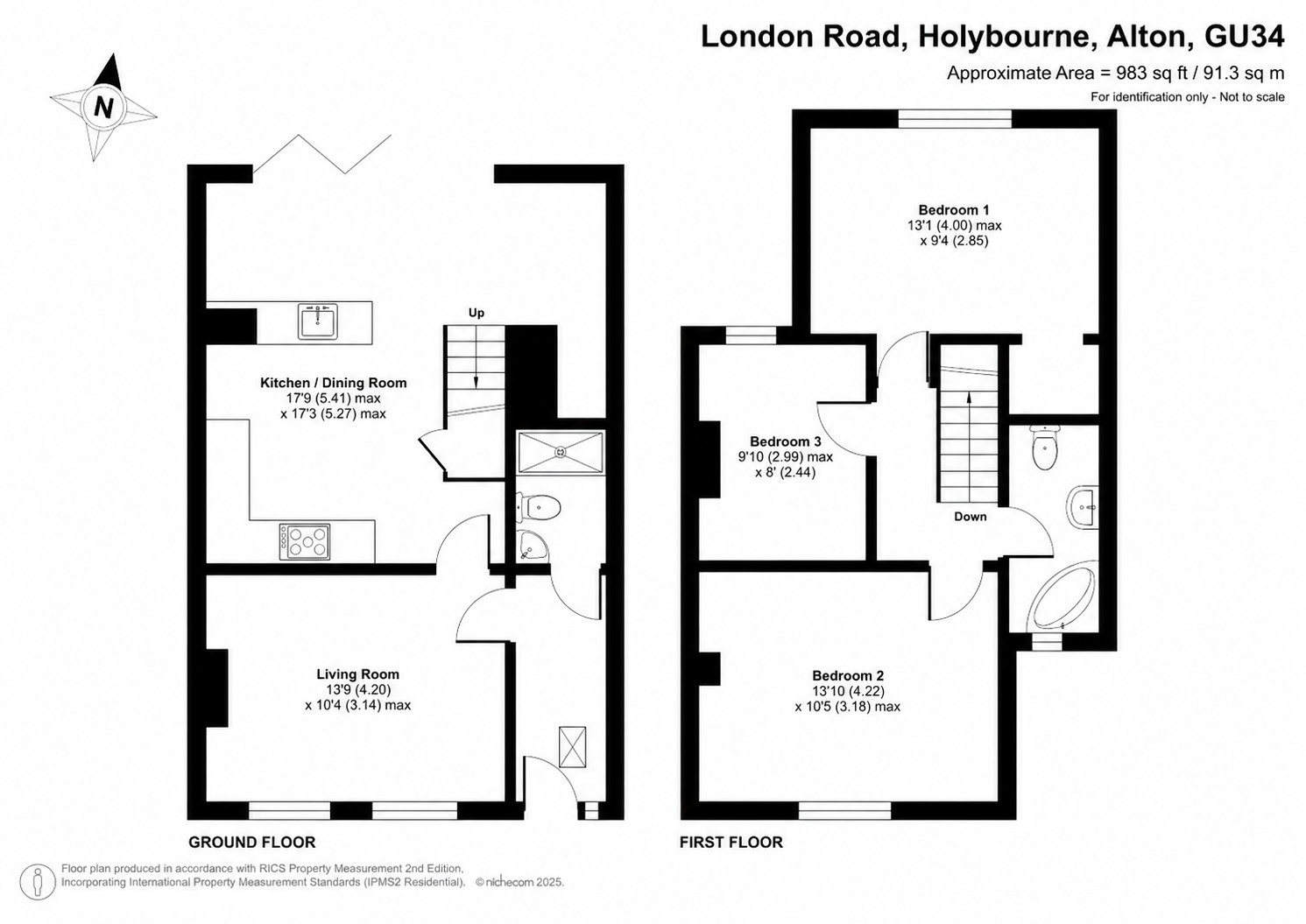 Floorplan for Holybourne, Alton, Hampshire