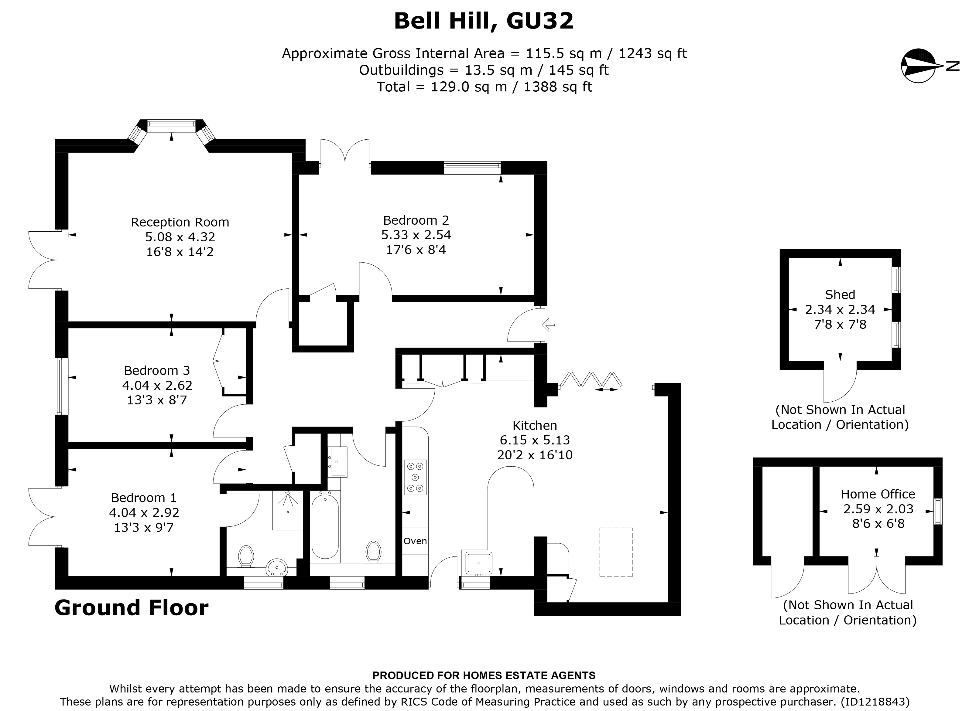 Floorplan for Petersfield
