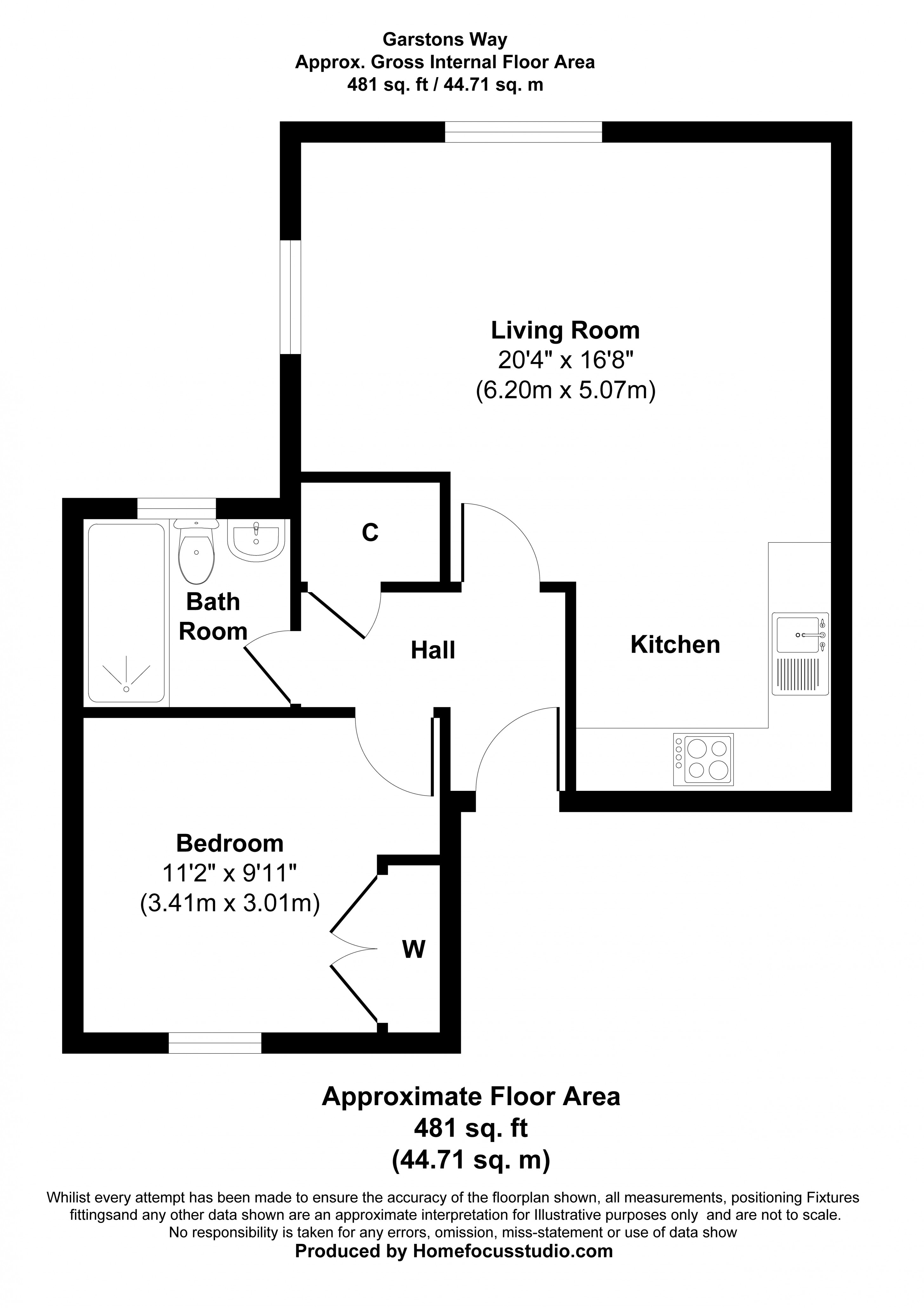 Floorplan for Holybourne, Alton, Hampshire