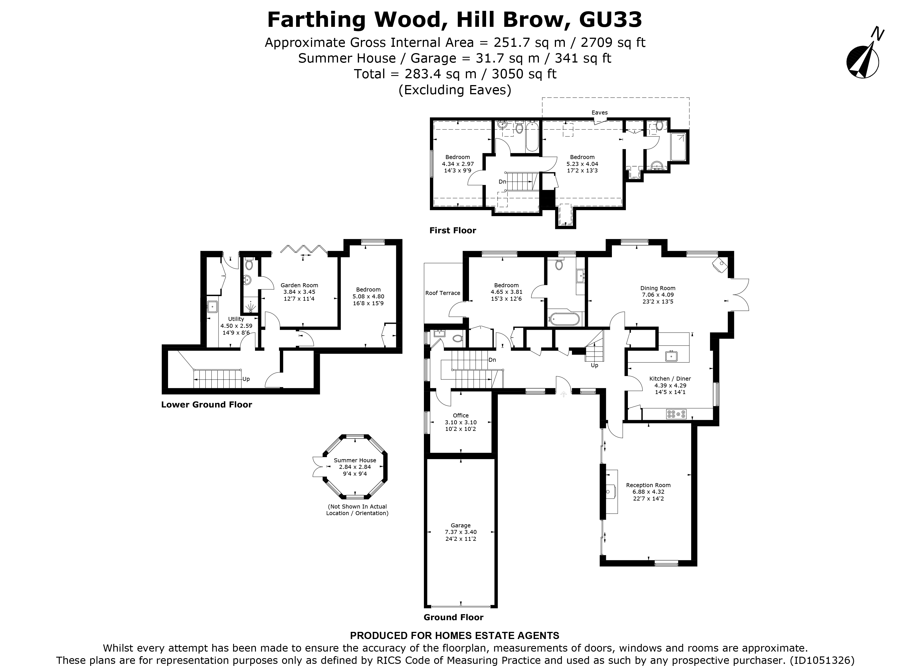 Floorplan for Liss, Hampshire