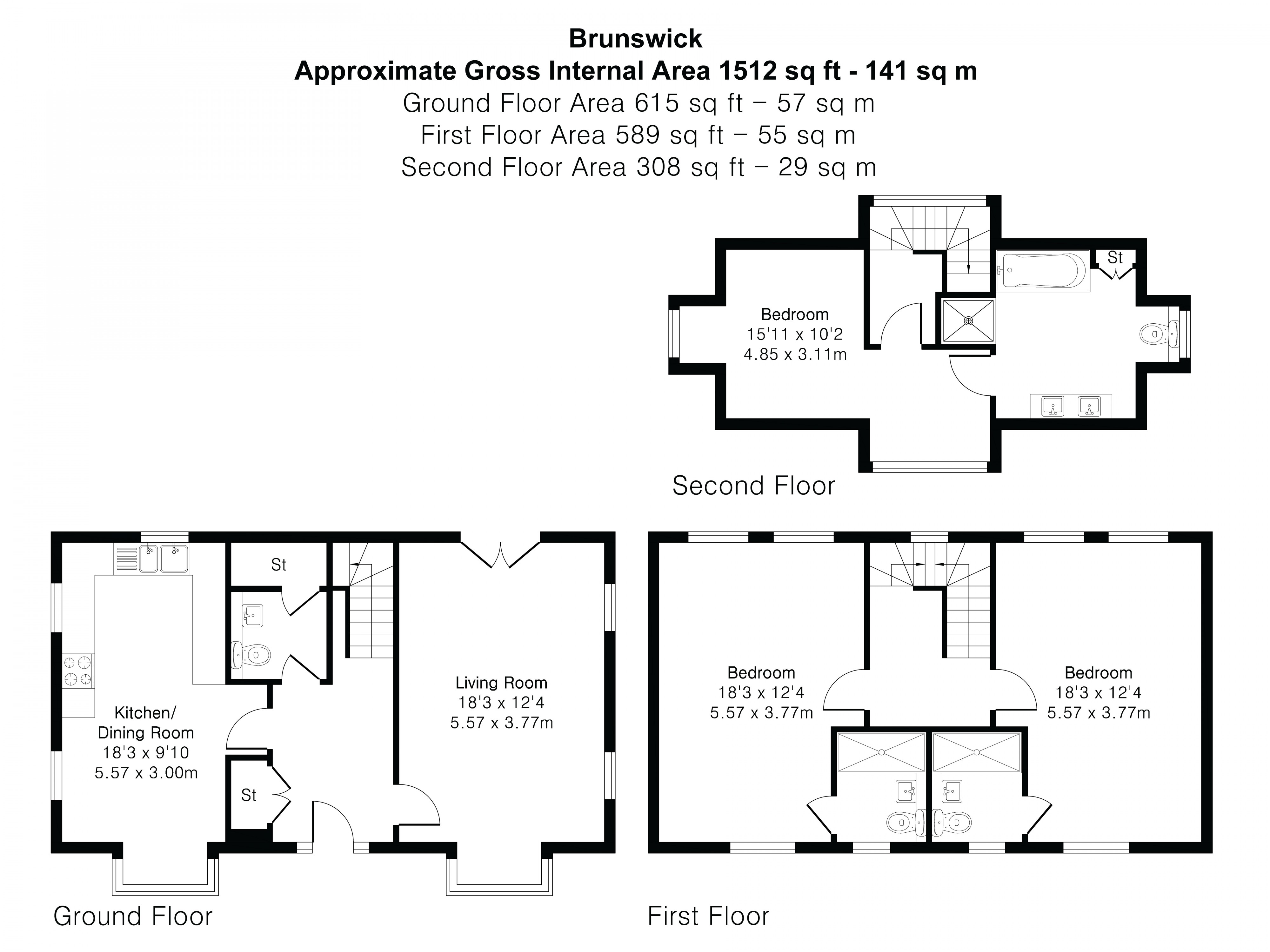 Floorplan for Chapel Gardens, Anstey Lane, Alton, Hampshire