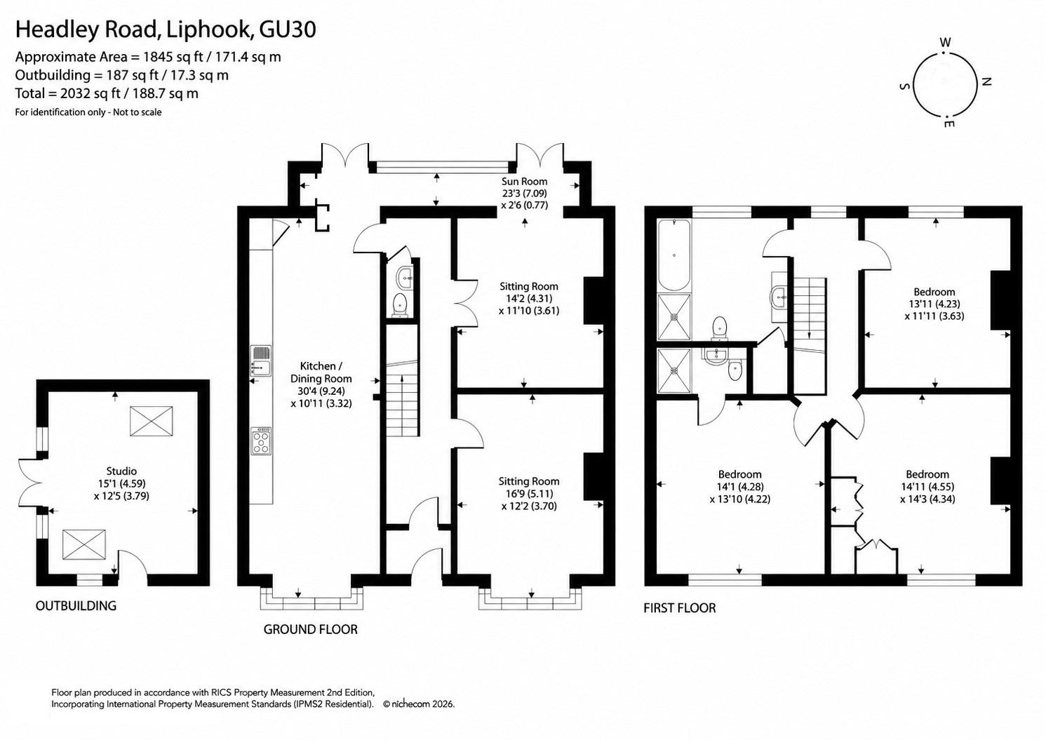 Floorplan for Liphook, Hampshire